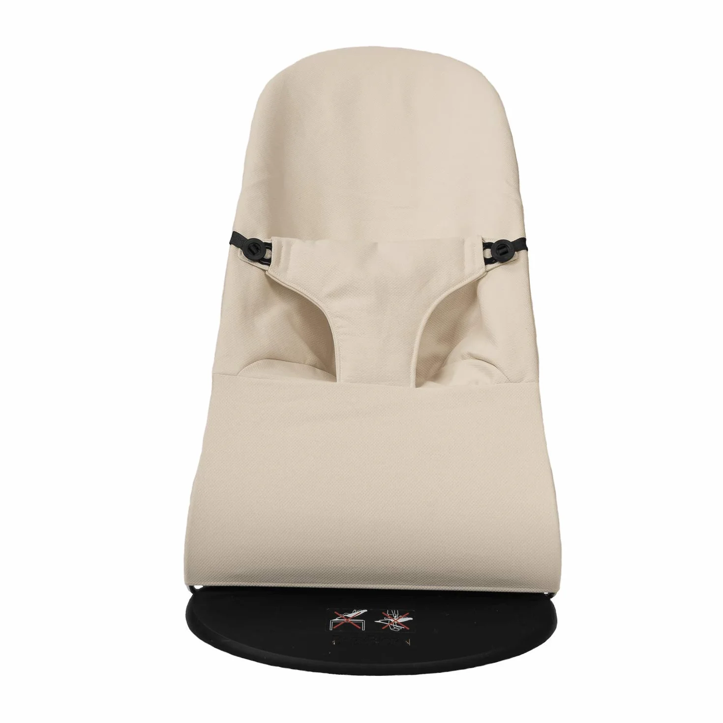 Bezug für BabyBjörn Balance Soft Hängematte (ersetzt Originalpolster), hypoallergen, sehr weich, atmungsaktiv (Piqué Beige)