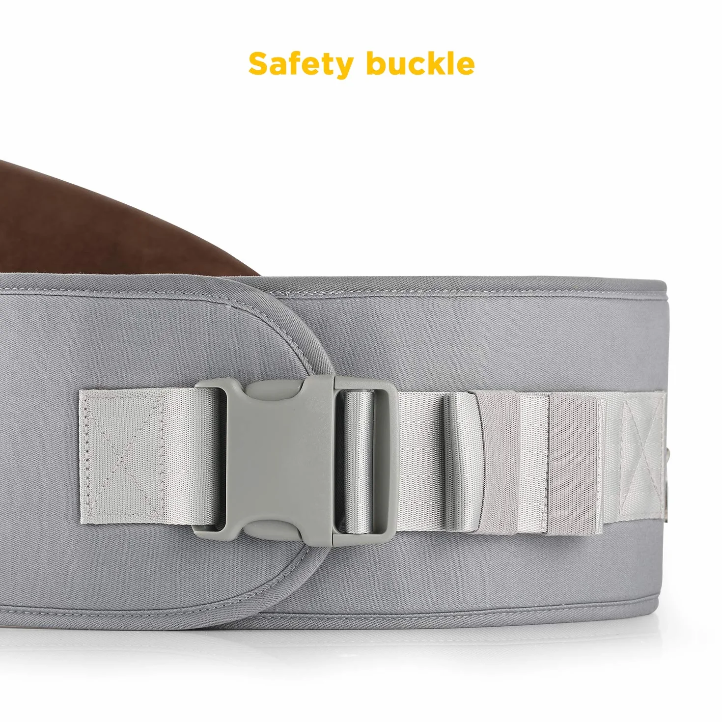 GAGAKU Baby Hüftsitz Leichte Taille Hocker 4 Tragepositionen für Kinder 0-36 Monate Neugeborenes - Grau