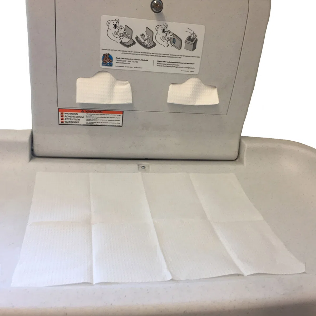 Einweg-Wickelauflagen, 500 Stück Papier-Wickelunterlagen pro Karton, Wickelauflagen für hygienisch sensible Bereiche
