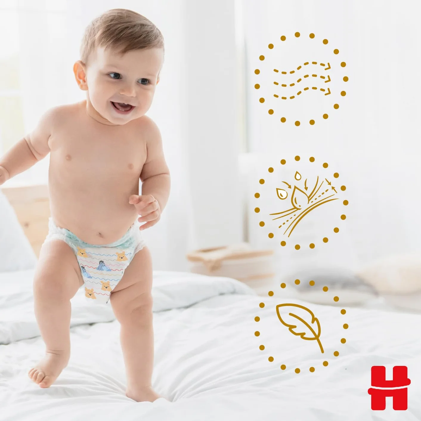 Windeln Pants Huggies Elite Soft Gr. 4 (9-14 kg) 76 Stk.
