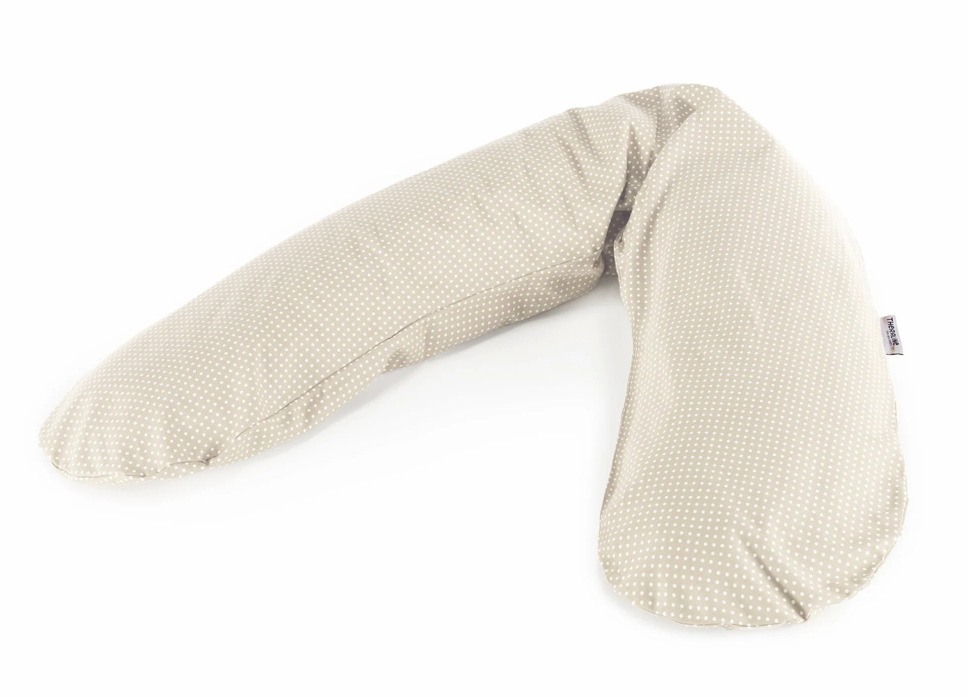 Theraline Stillkissen Das Original mit Dinkel Füllung - Farbe: 75 Punkte Beige