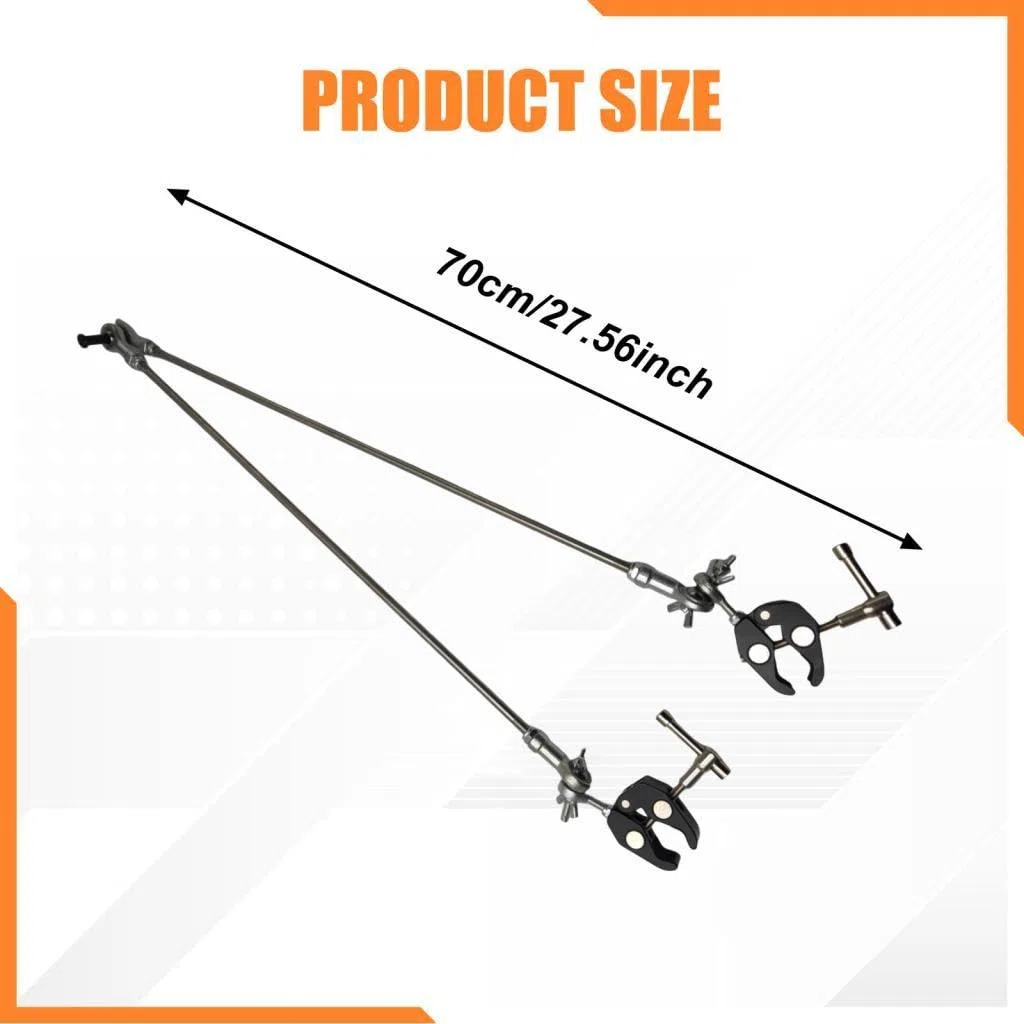 Wagon Tow Connector Fahrrad Anhänger Verbindung Adapter Universal Metall Kupplung Praktisch Stabil Einfach zu Montieren für Camping Fahrradfahren, 70cm