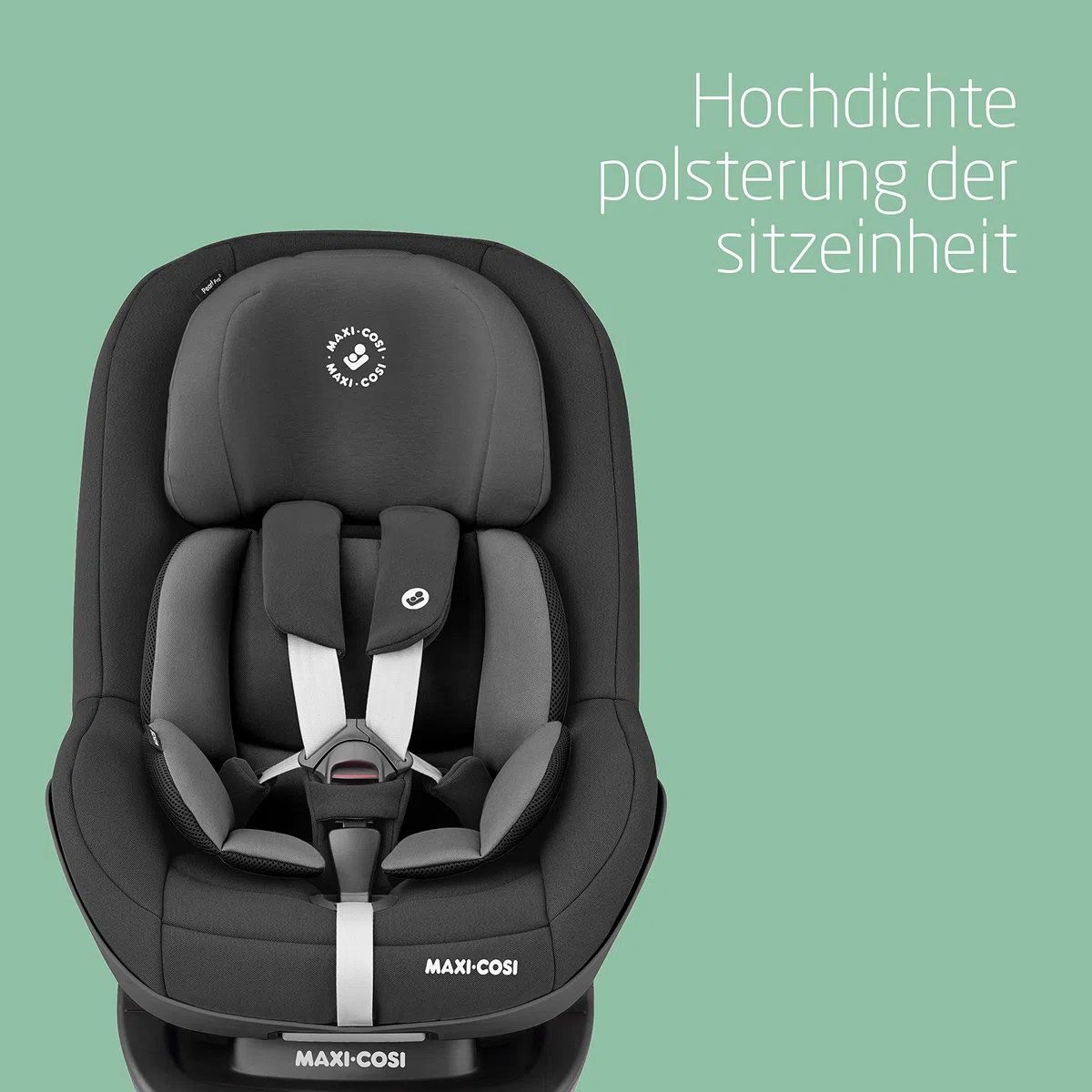 Maxi-Cosi Pearl Pro² i-Size, Kleinkinderautositz, ISOFIX, Rückwärtsgerichteter Autositz, Gruppe 1, Ab ca. 6 Monate bis 4 Jahre, 67 bis 105 cm, Authentic Black