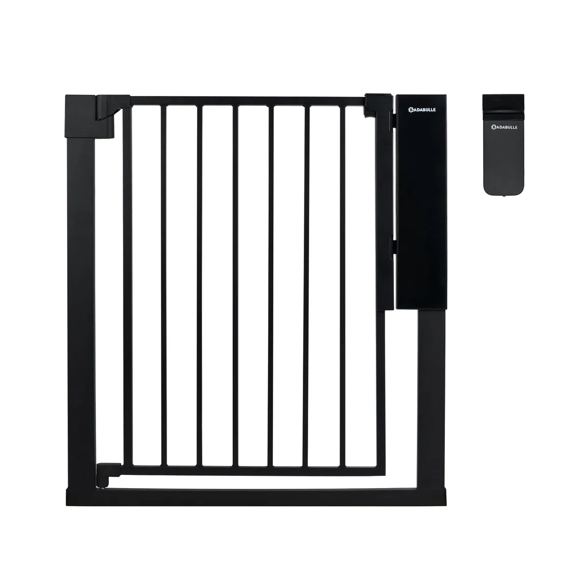 Badabulle Treppenschutzgitter Safe&Pass | Türschutzgitter für Öffnungen zwischen 75 und 81,5 cm | Automatische Entriegelung mit Sensor