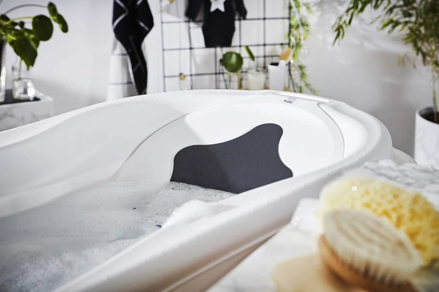 Rotho Babydesign TOP Xtra Badewanne - Badewanne - Babybadewanne - Kinderbadewanne - Duschbadewanne - weiss