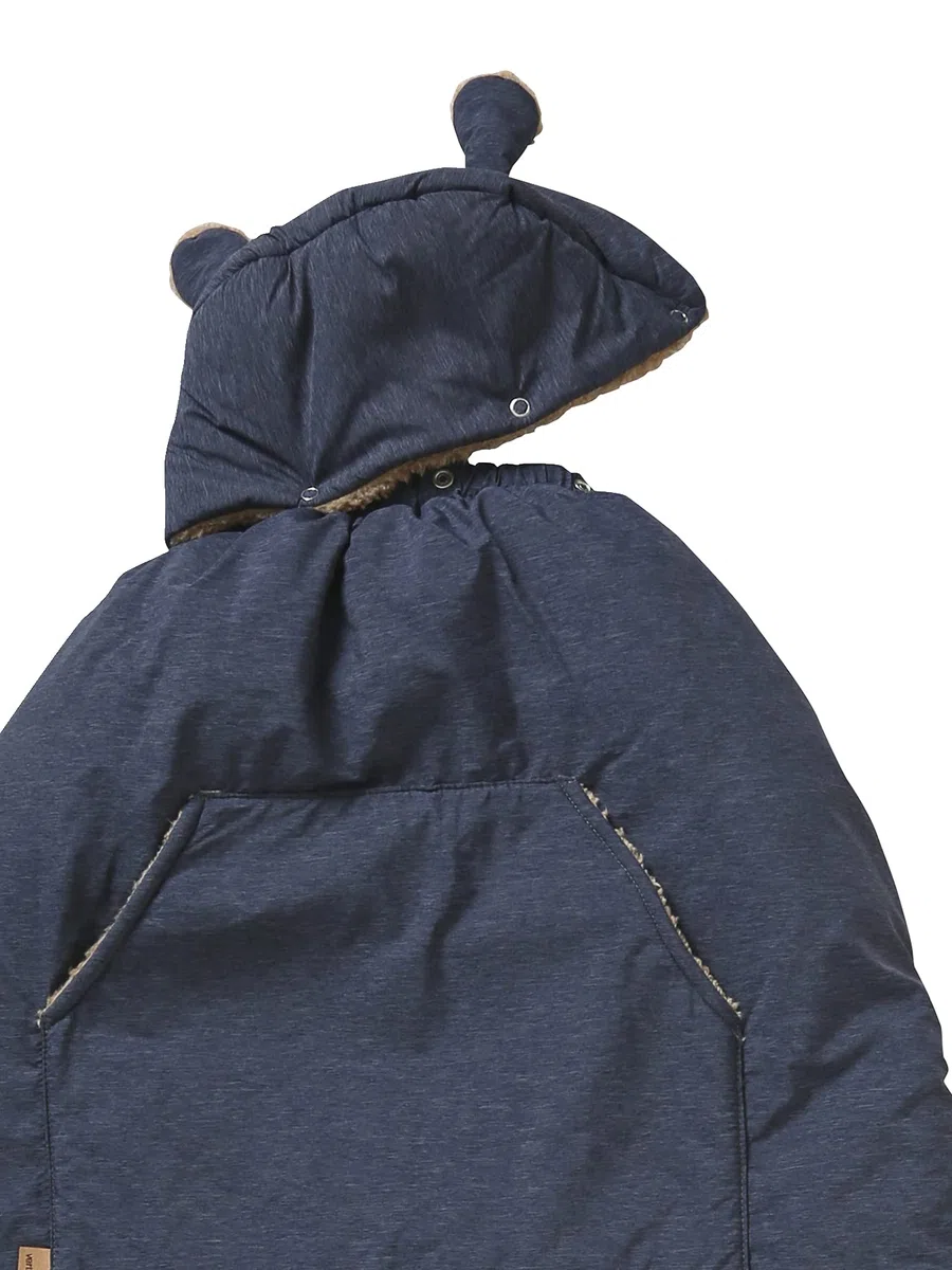 Vertbaudet Babytragetasche, Daunenjacke, Tu, blau