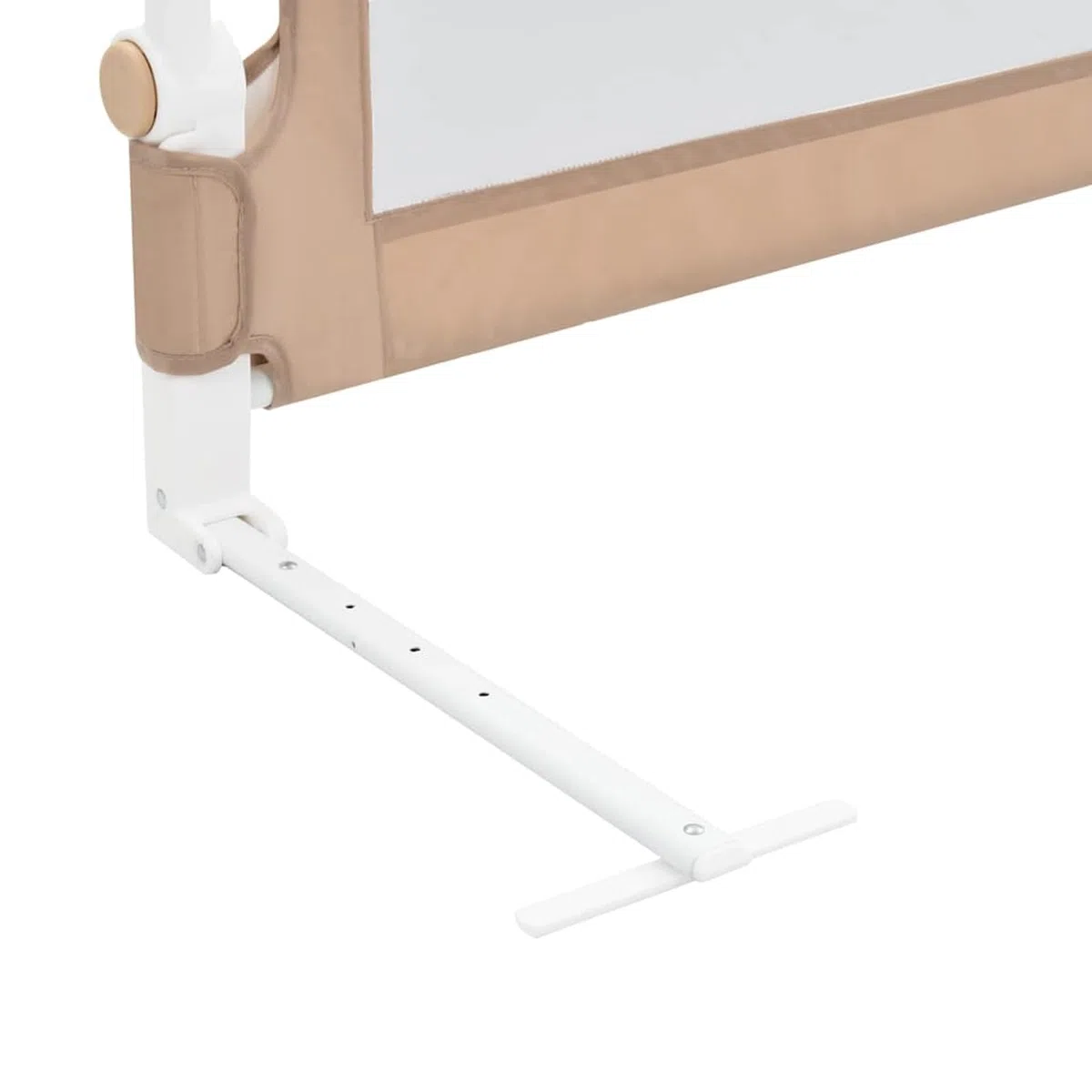 Gecheer Bettlaken 60 x 120 cm, Spannbettlaken für Babys, 60 x 120 cm, Barriere für Kinderbett, Taupe, 180 x 42 cm, Polyester