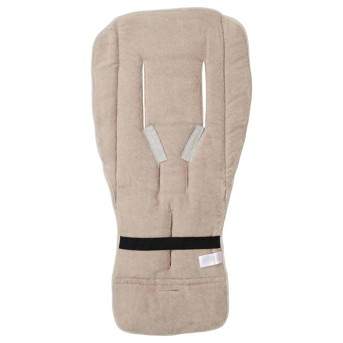 Koeka Sitzauflage Buggy - Universal - Buggy Einlage Sommer - Kinderwagen Sitzeinlage - Atmungsaktiv - Dijon - Frottee Aus Bio-baumwolle - Taupe - Einheitsgröße