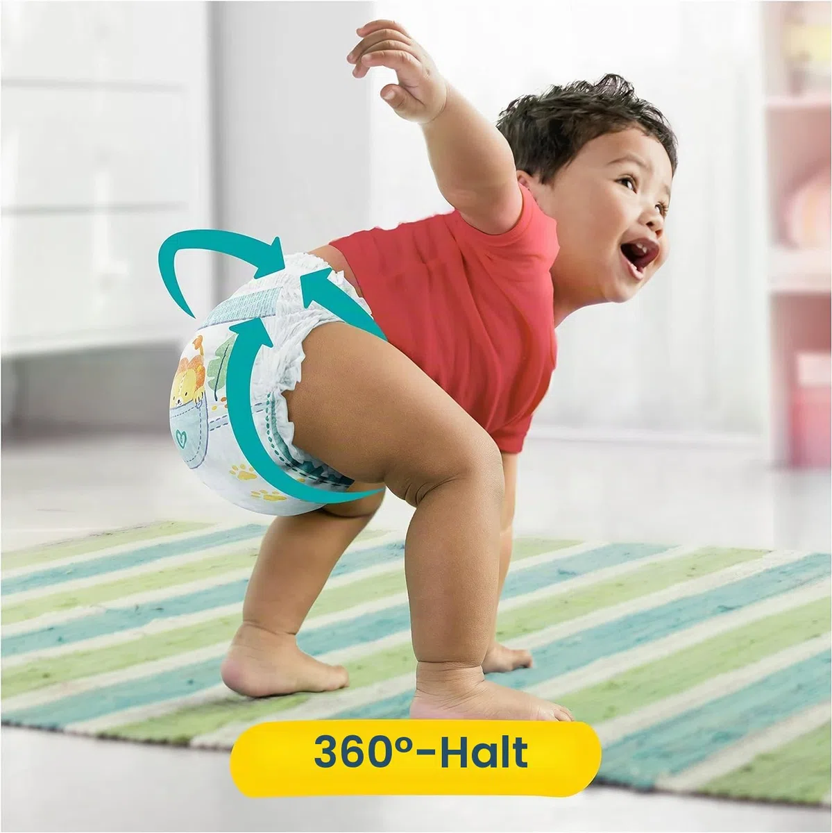 PAMPERS Hose Größe 8 Baby Dry Windeln 102 Windeln (+ 18 kg)