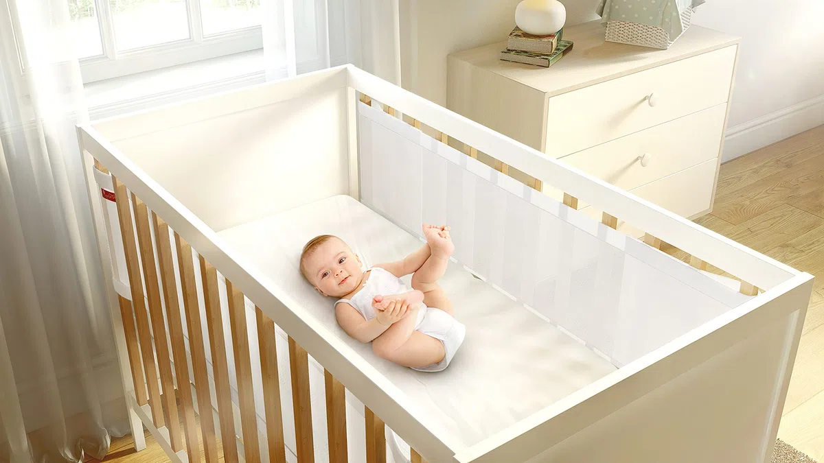 Airflow Mesh Nestchen für zweiseitige Massive Endbetten, Premium doppellagig für extra Polsterung, atmungsaktiv sicher, kein Verhedderungsrisiko, BS 1877 Sicherheitsstandard Compliance