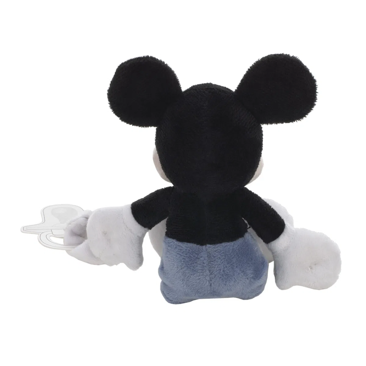 Disney Mickey Mouse Schnullerhalter aus Plüsch, Weiß, Blau und Schwarz