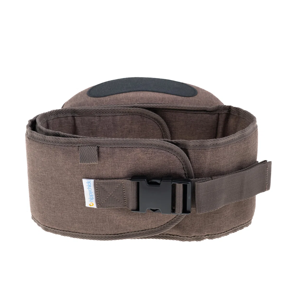 Hippychick Hipseat Babytrage Braun Leichte Rückensparende Unterstützung Taillenhocker Ergonomisches Design Verstellbarer Gurt Geeignet für Säuglinge von 6 Monaten bis 3 Jahren Denim Mokka