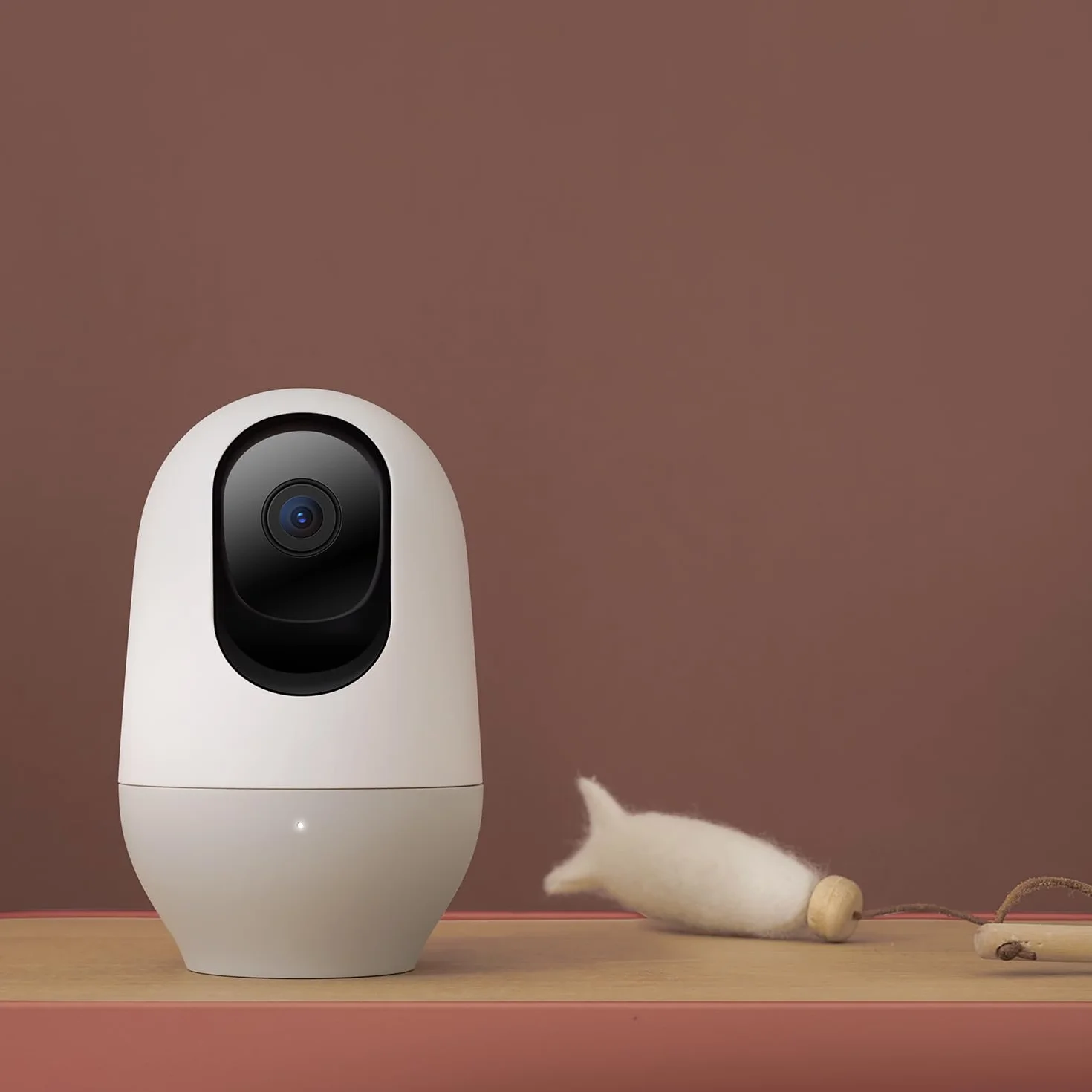 [Exklusiv bei Amazon] Nooie Babyphone mit Micro-SD-Karte, WLAN-Haustierkamera für den Innenbereich, kabellose 360-Grad-IP-Kamera, 1080P, Bewegungsverfolgung, Super-IR-Nachtsicht, mit Alexa