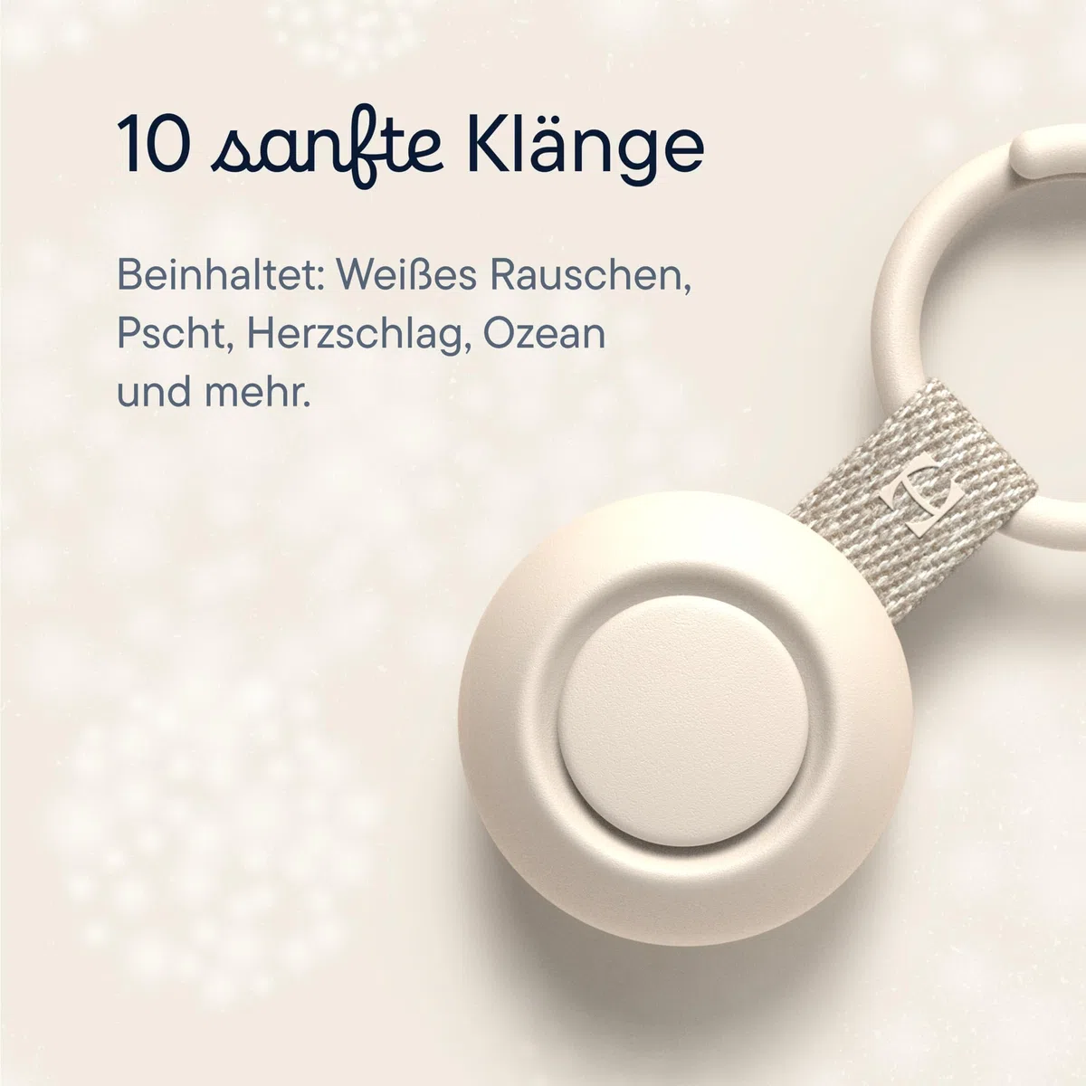 Hatch Rest Go | Tragbare Soundmaschine für Kinder | 10 beruhigende Geräusche | weißes Rauschen | Shush | Reisen | Wunschgeschenk