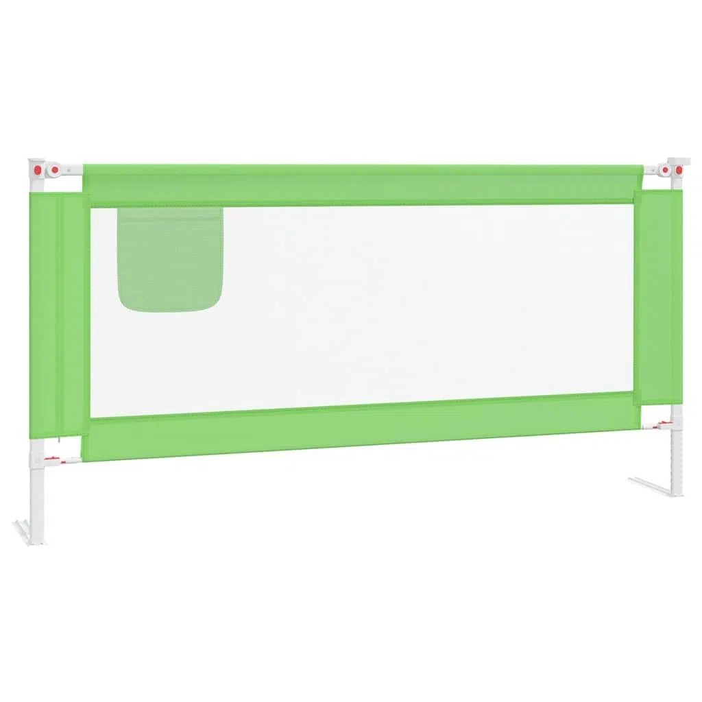 Generisch Kleinkind-Bettschutzgitter Grün 180x25 cm Stoff,Baby & Kleinkind,Babysicherheit,Baby-Bettschutzgitter,10195