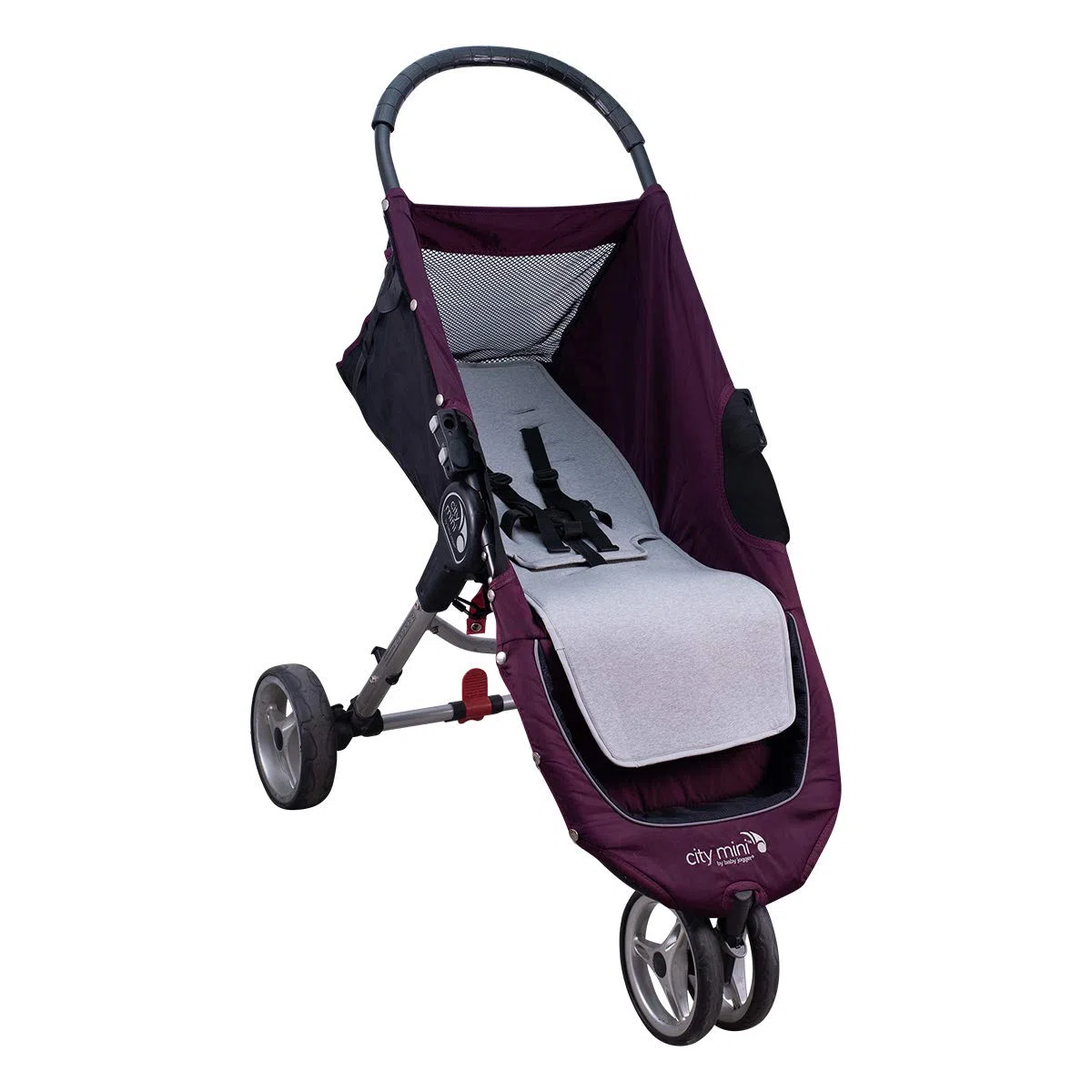 JYOKO KIDS Sitzauflage kompatibel mit Joolz und Baby Jogger City Mini, City mini GT2, City Mini Zip, City Mini Tour Y Joolz. Aus 100% Baumwolle (Stone Grey)
