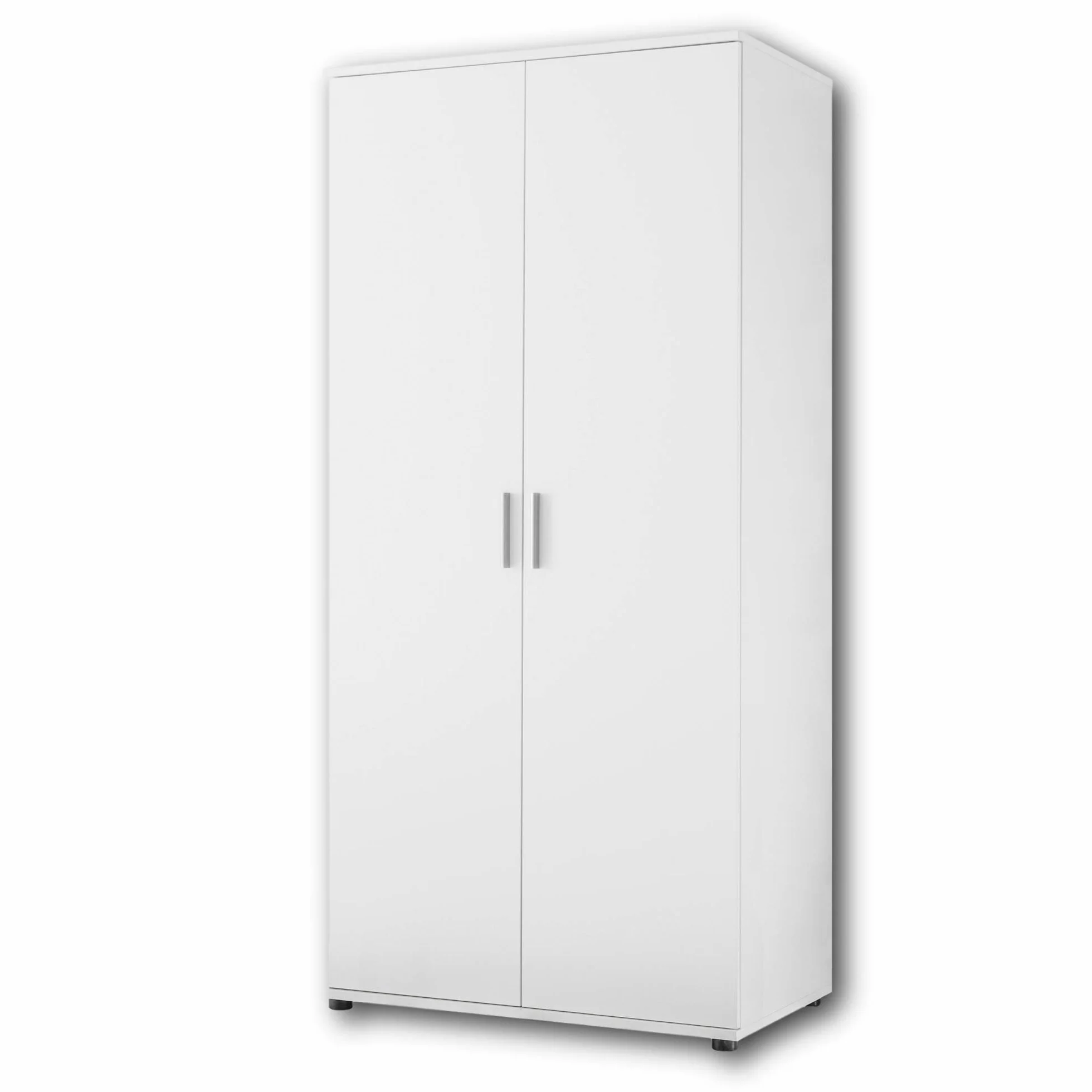Stella Trading BIBO Eleganter Babyzimmer Kleiderschrank 2-türig 90 x 191 x 55 cm weiß