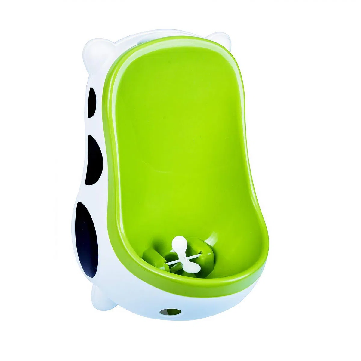 Niedlicher Frosch for Kinder, Töpfchen-Trainingsurinal for Jungen, Pinkeltrainer for Badezimmer, Kinderurinal mit wirbelndem Ziel(Cow)