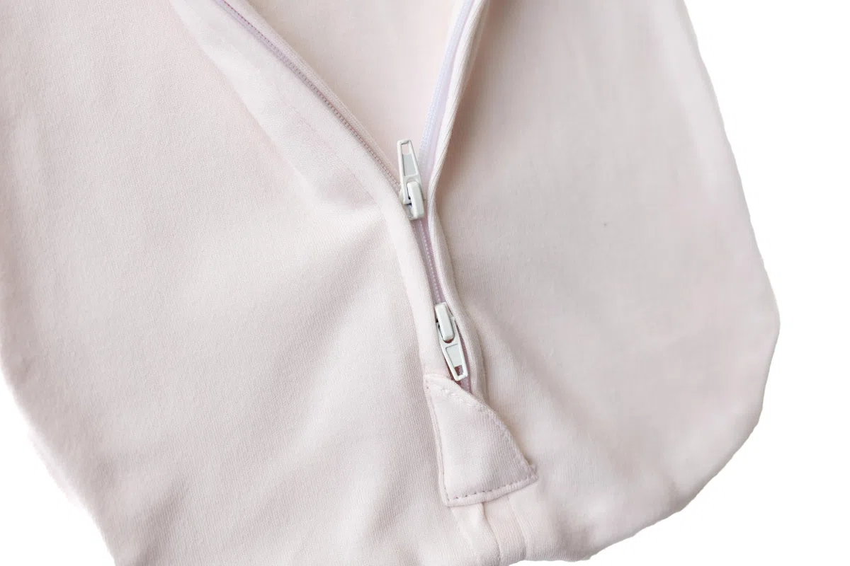 LullaBaby Double Dream Swaddle: Exklusives Doppelflügel-Design, von Kinderärzten empfohlen, ultraweiche Baumwolle, 0–2 Monate, 2,7–6,4 kg, Primrose Pink