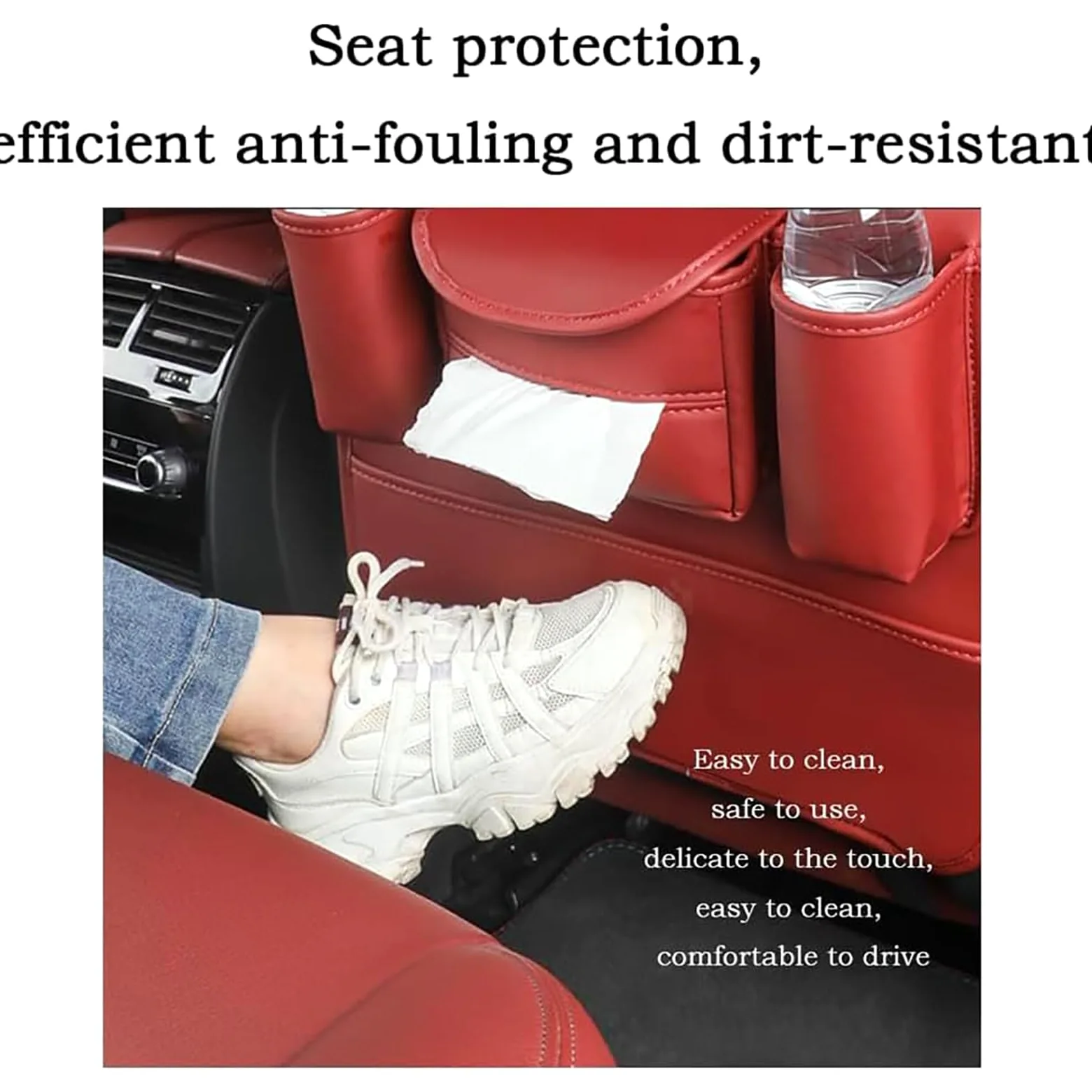 Autositz Organizer für Mazda 6 2013-2019, Wasserdicht Vielseitige Aufbewahrungstaschen für Autositz Zurück, Kofferraum Organizer für Reise Tägliche Gebrauch,A/Black