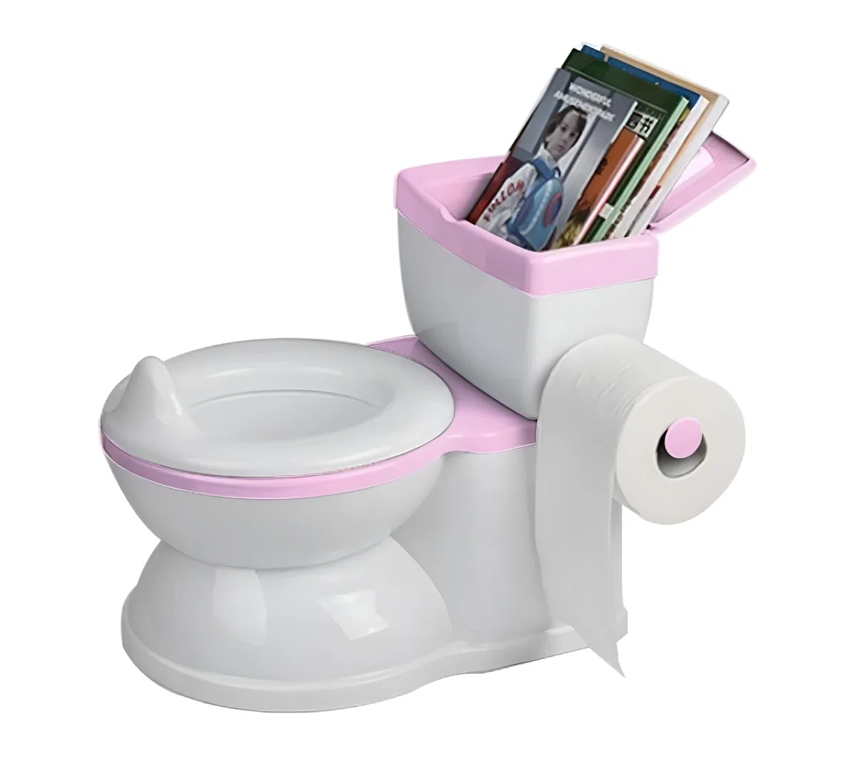 BABYBOND Kindertopf für Babys und Kinder mit Spülgeräusch Kindertöpfchen (Rosa)
