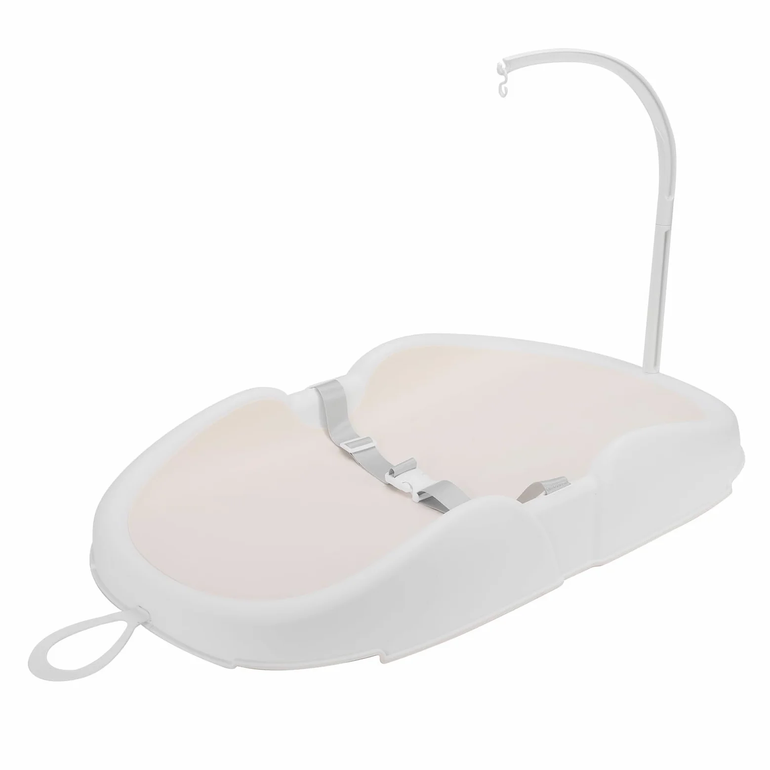 Bewinner Tragbare Baby-Wickelunterlage, Windel-Badestation für Neugeborene, für Kinderzimmer, Tisch, Mütter Unterwegs, Kunststoff, 28,74 X 16,14 Zoll (Beige)