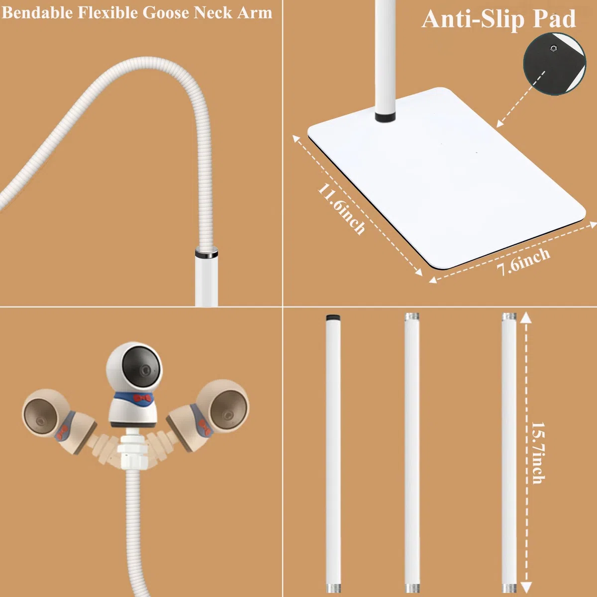 Babyphone Halterung stehend für BOIFUN ‎ Baby 2S,Baby 5S,BABY 6T/ieGeek ‎Baby 1T/DEATTI BM101-M