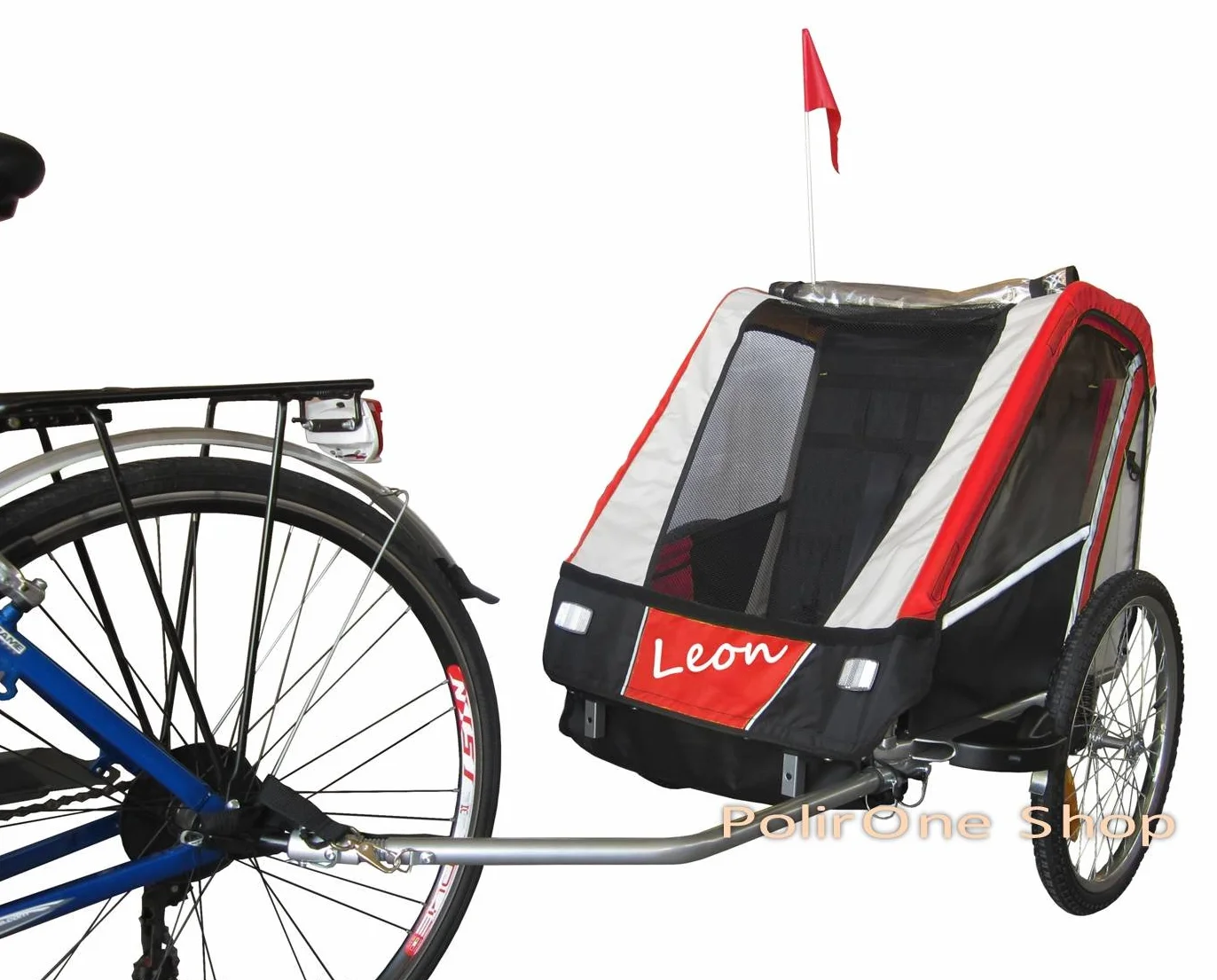 PAPILIOSHOP Leon Kinderanhänger Fahrradanhänger Jogger von 1 oder 2 Kinder