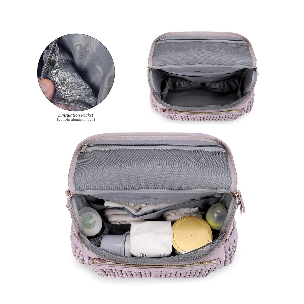 Générique Wickelrucksack, Wickelrucksack, Wickeltasche mit großem | Fassungsvermögen | wasserdichte Windeltasche mit großem Fassungsvermögen, Reisetasche für Mütter mit für Flaschen von max