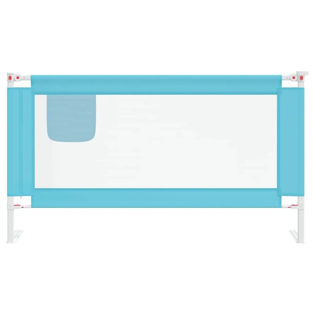 Generisch Kleinkind-Bettschutzgitter Blau 150x25 cm Stoff,Baby & Kleinkind,Babysicherheit,Baby-Bettschutzgitter,10211