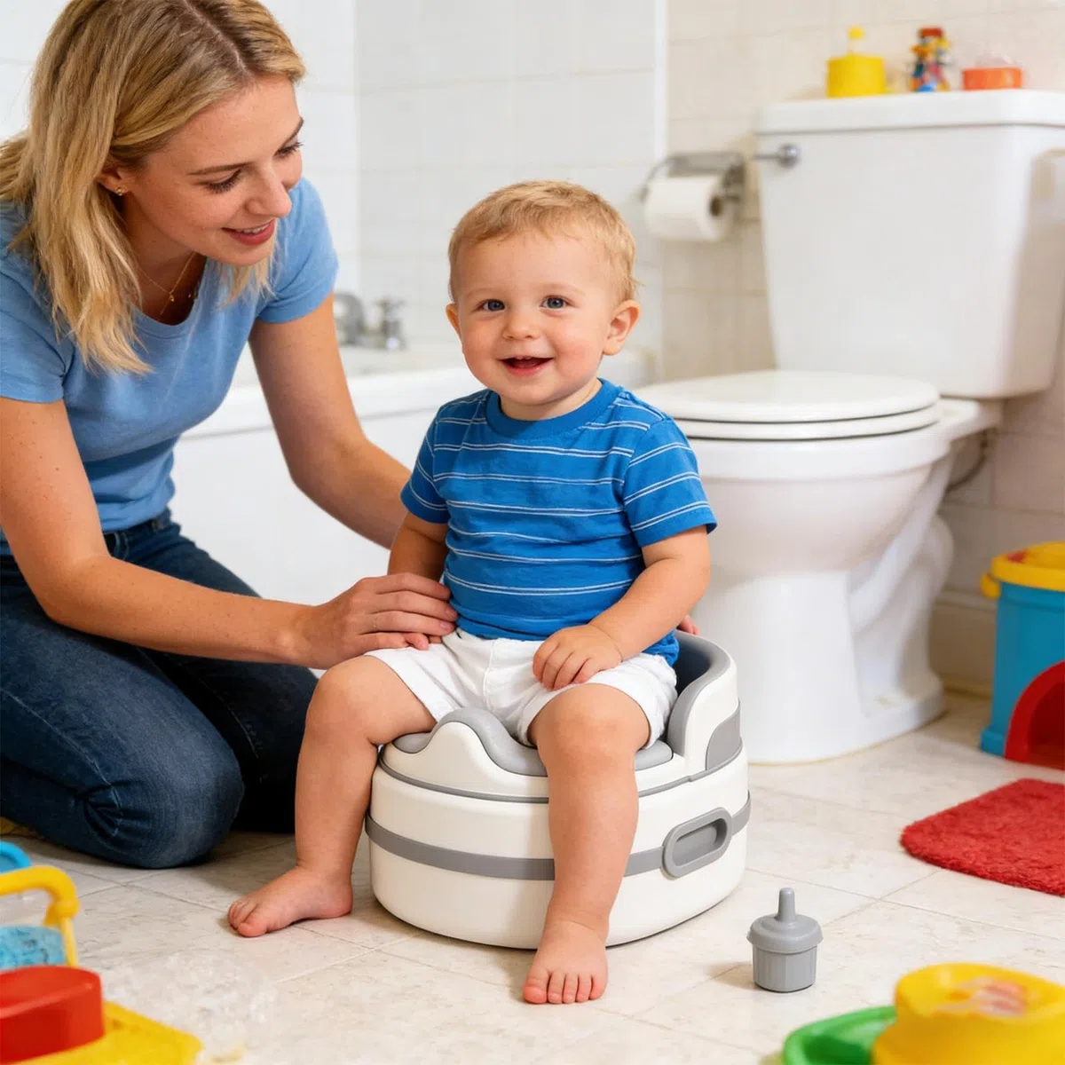 Tragbares Kinder Töpfchen Ergonomischer Schnell Zu Reinigender Sitz | Kinder Reisetöpfchen Für Auto Reisen Camping Draußen Drinnen Park Und Ausflüge