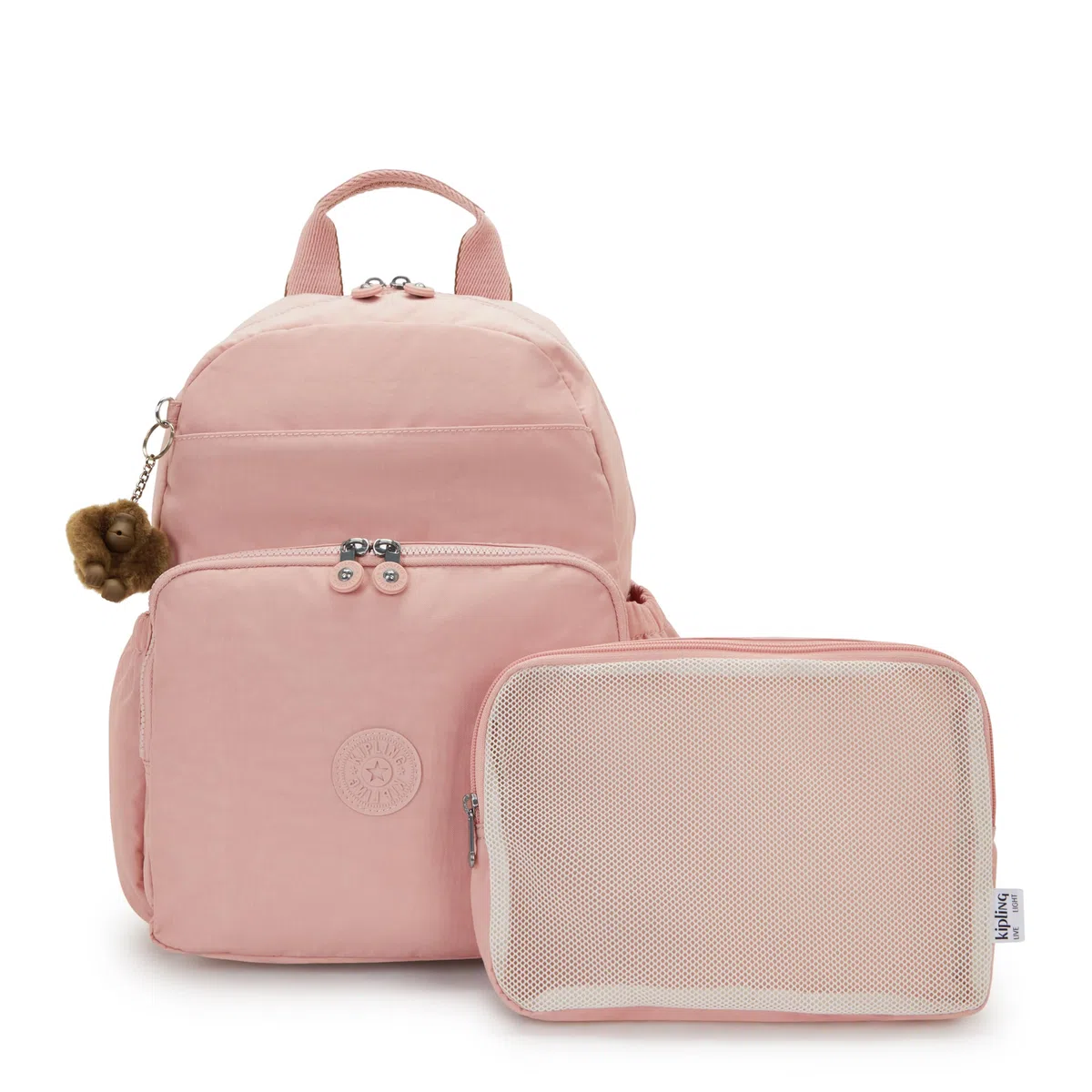 Kipling MAISIE Baby Rucksack, Memory Pink (Rosa)