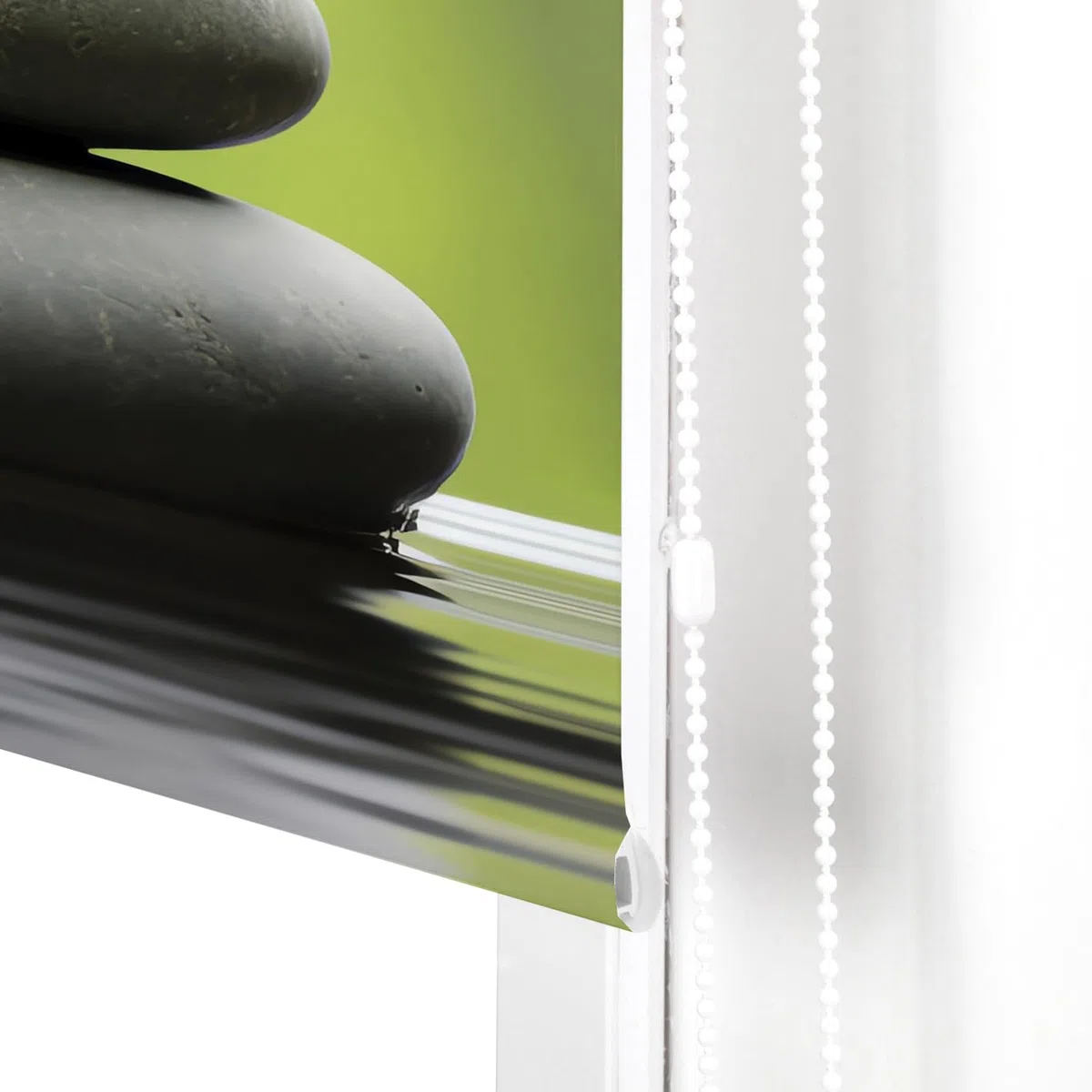 Blindecor Digital | Rollo durchscheinend Bedruckt | Familie Zen | Modell Z-Teich | 150 x 180 cm (Breite x Höhe) | Stoffgröße 146 x 175 cm | Fensterrollos