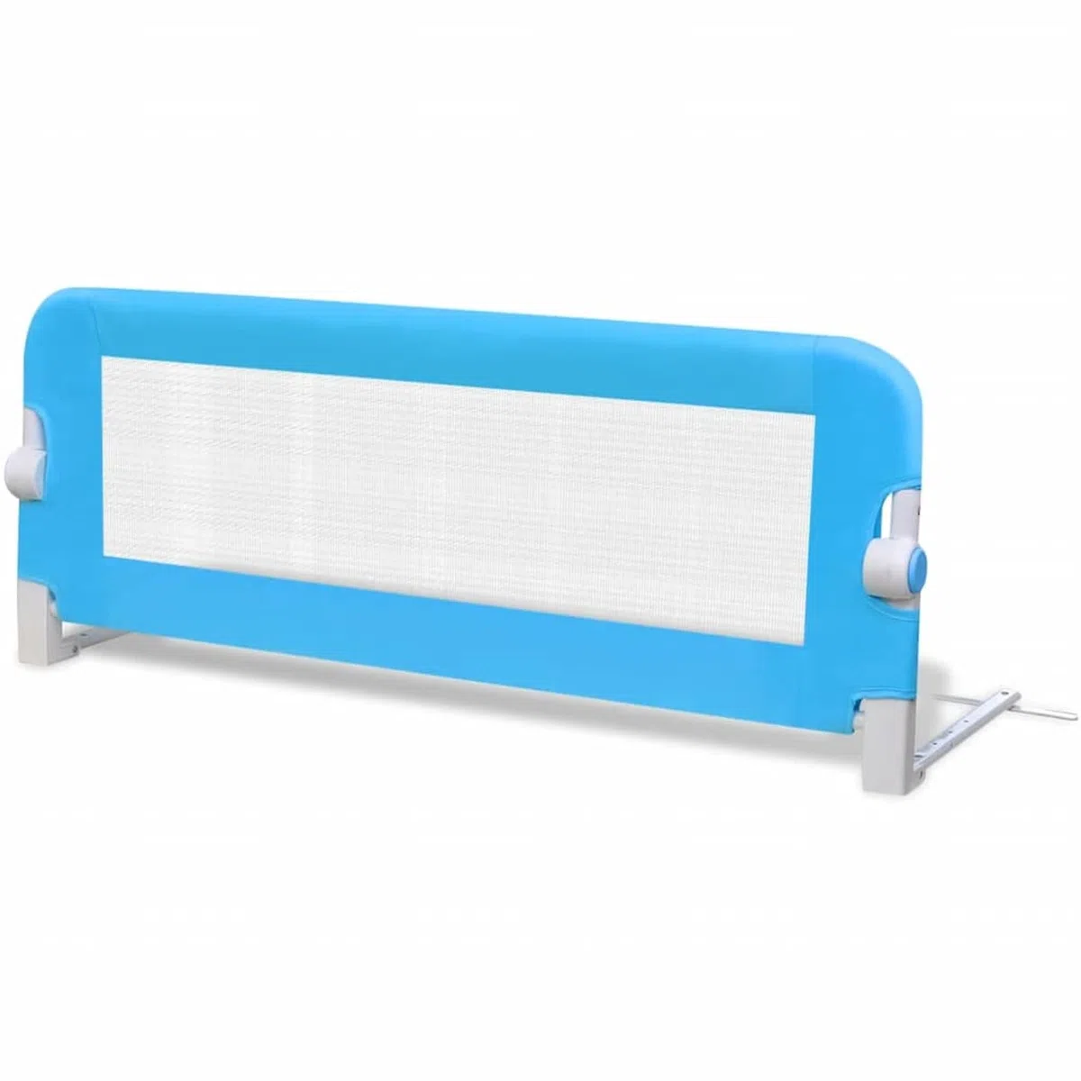 Gecheer Kleinkind Bettschutzgitter 2 STK. Blau 102x42 cm, Kinderbettgitter Bettschuztgitter Rausfallschutz Bett für Babybett276087