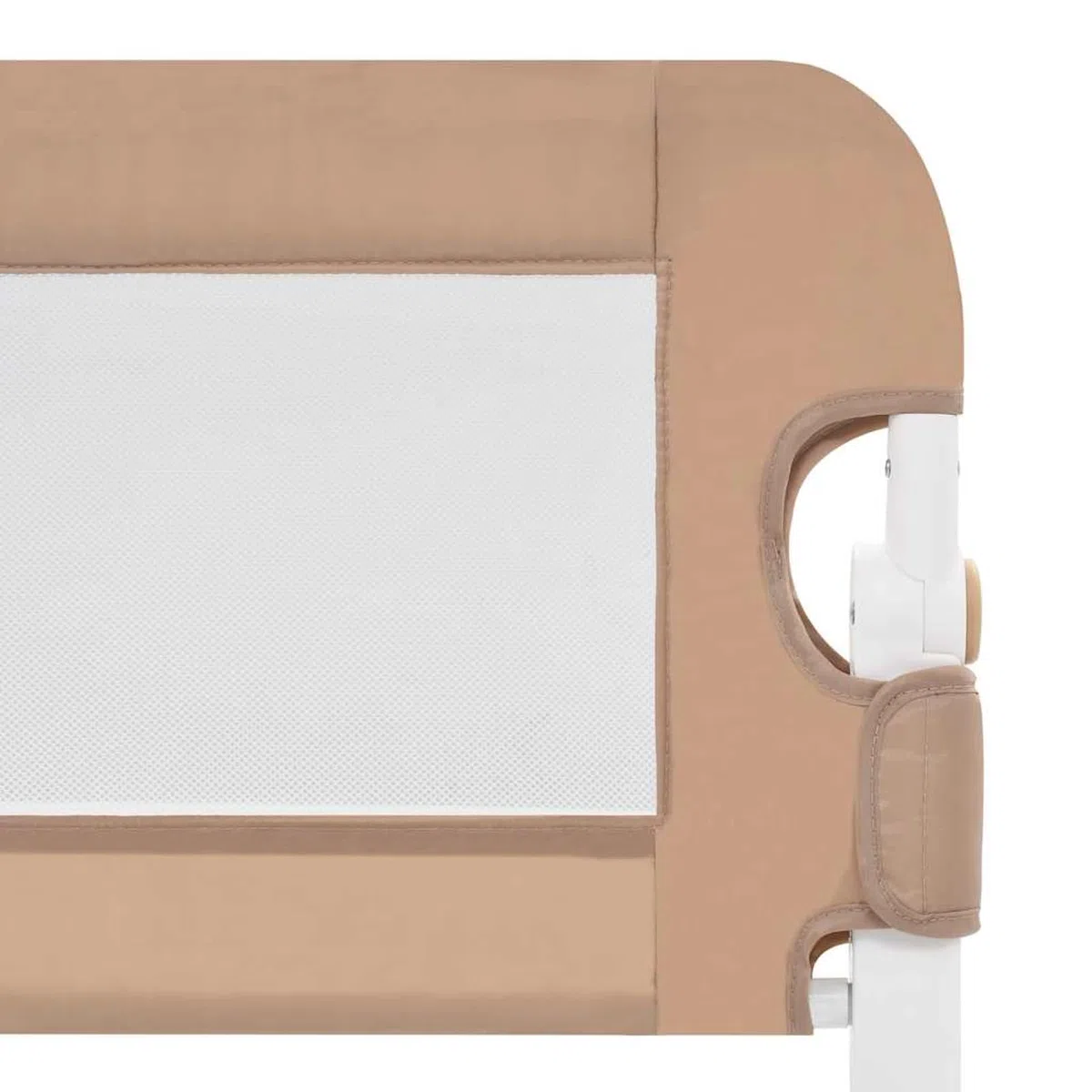 Gecheer Bettlaken 60 x 120 cm, Spannbettlaken für Babys, 60 x 120 cm, Barriere für Kinderbett, Taupe, 120 x 42 cm, Polyester