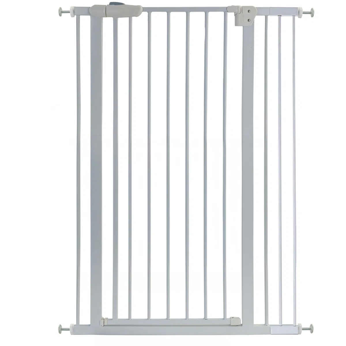Absperrgitter Treppenschutzgitter Metall weiß verstellbar 83-96cm 120cm hoch