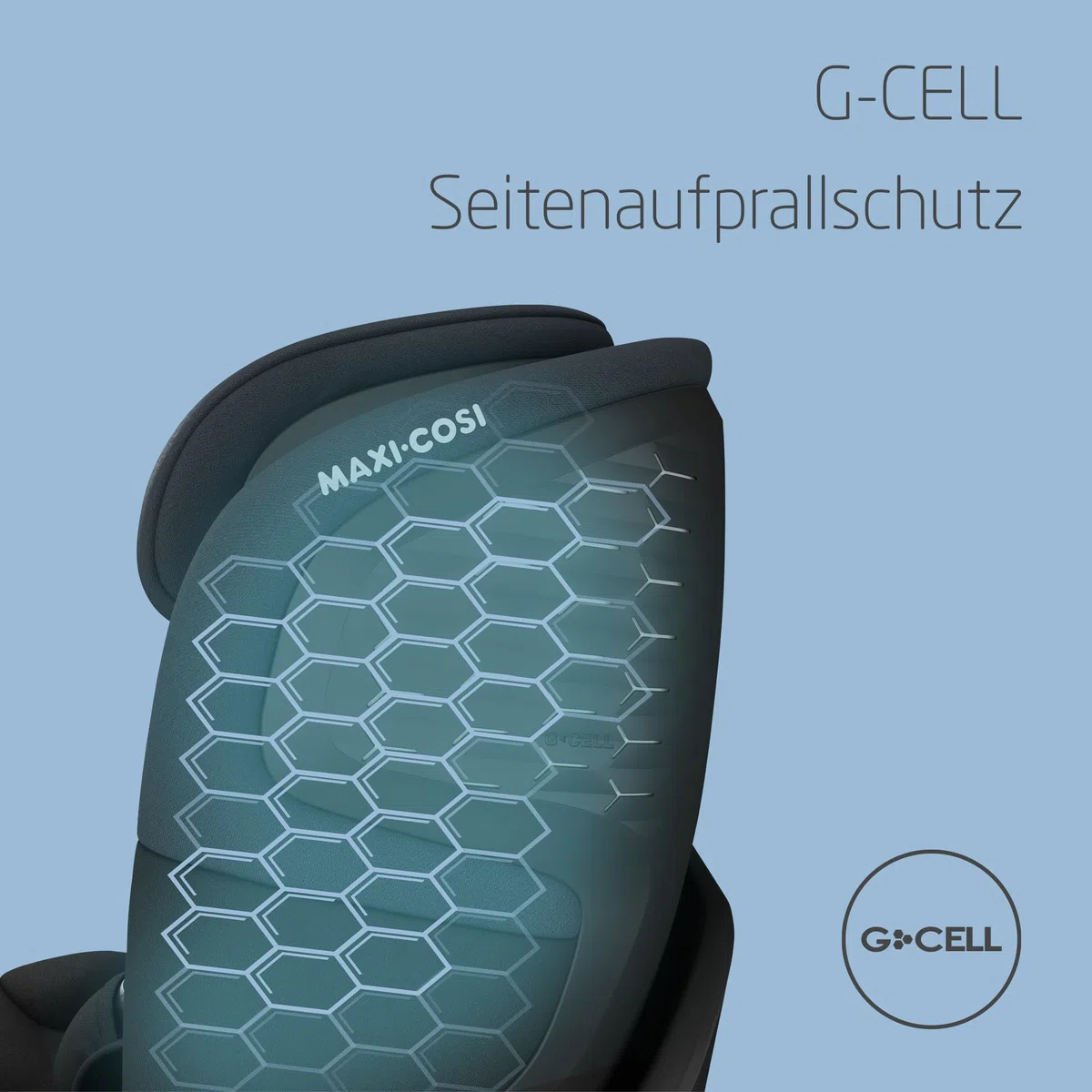 Maxi-Cosi Emerald 360 S i-Size Autositz 360 Grad drehbar 0–12 Jahre 40–150 cm FlexiSpin G-CELL Seitenaufprallschutz Tonal Black