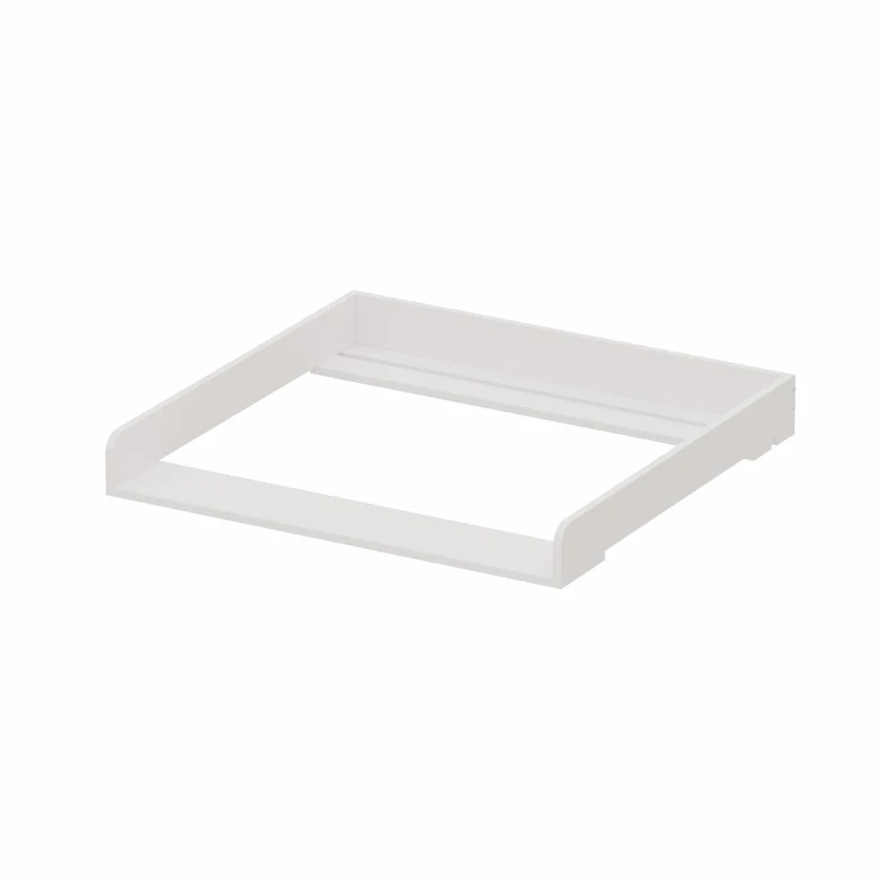 Oskar-Store Vicco Wickelaufsatz, Weiß, 80 x 76 cm für die Kommode, zur sicheren Befestigung auf handelsüblichen Kommoden