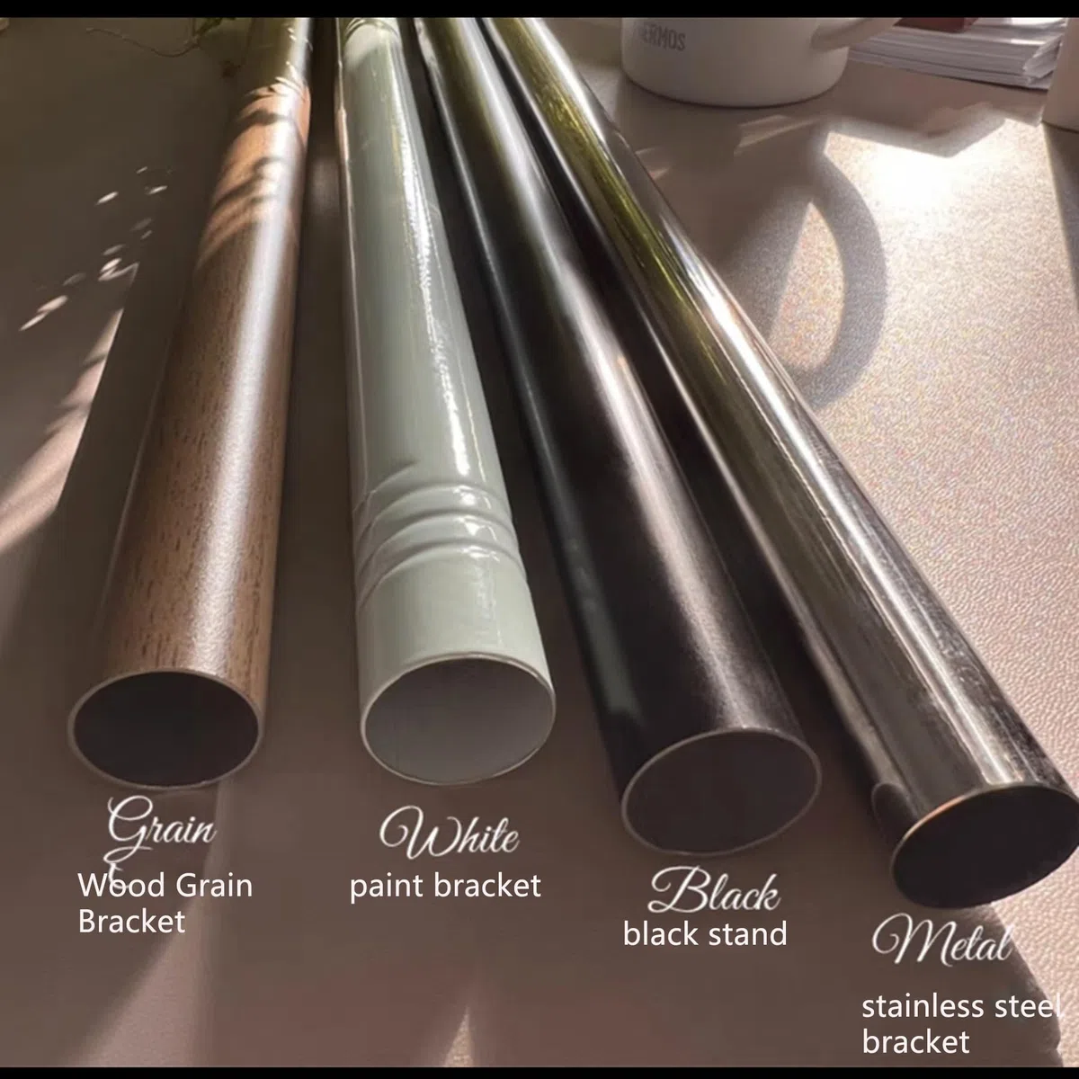 Bettzelt, Eckbetthimmel-Pfostengestell, Doppelbett-Himmelbettgestell, Stangen aus verschiedenen Materialien, Moskitonetz-Betthimmelgestell für Schlafzimmerdekoration, Silber, Kings