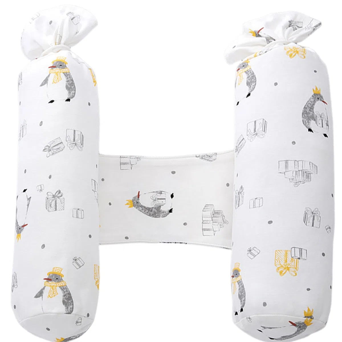Anti-Rollkissen für Baby, 1 Paar einstellbares Seitenschläferkissen, Style 2 Weiche Baumwoll-Süßigkeiten-Formpositionierer für 0-12 Monate, waschbar