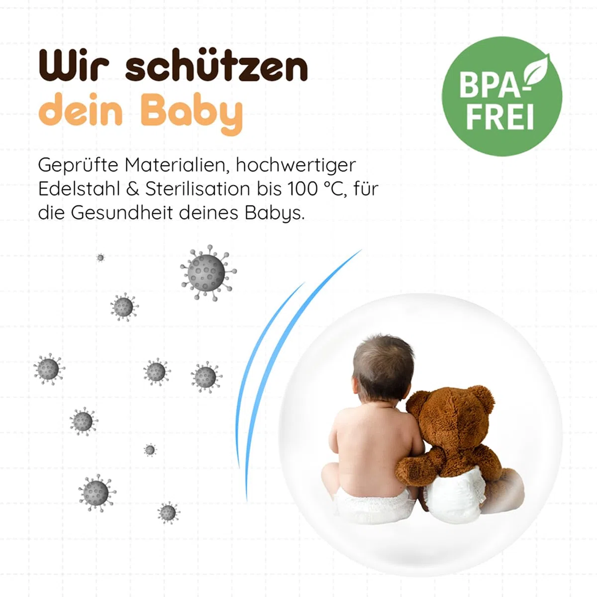 BEBELUX V2 Lux Mommy Kit Babyflaschenwärmer – Die ultimative Geschenkbox für dich & deine Liebsten |In 2 Min perfekt temperiert| 15 Flaschen pro Ladung | BPA-Frei & Sterilisation bis 100 °C (Schwarz)
