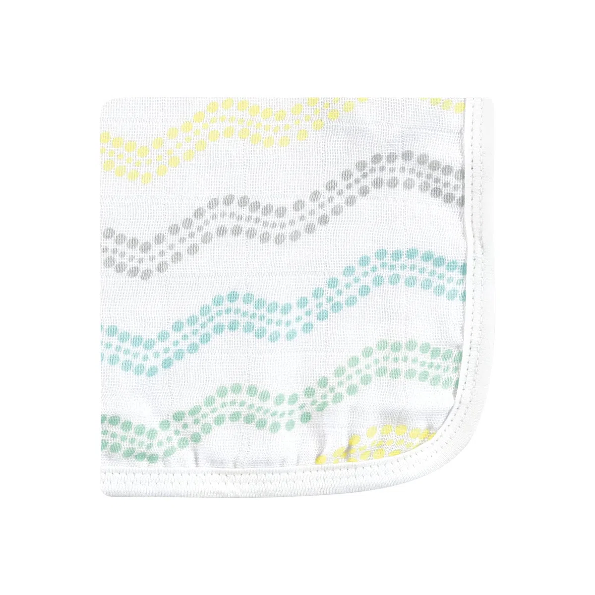 Luvable Friends Unisex Baby Musselin Waschlappen, Regenbogen, Einheitsgröße