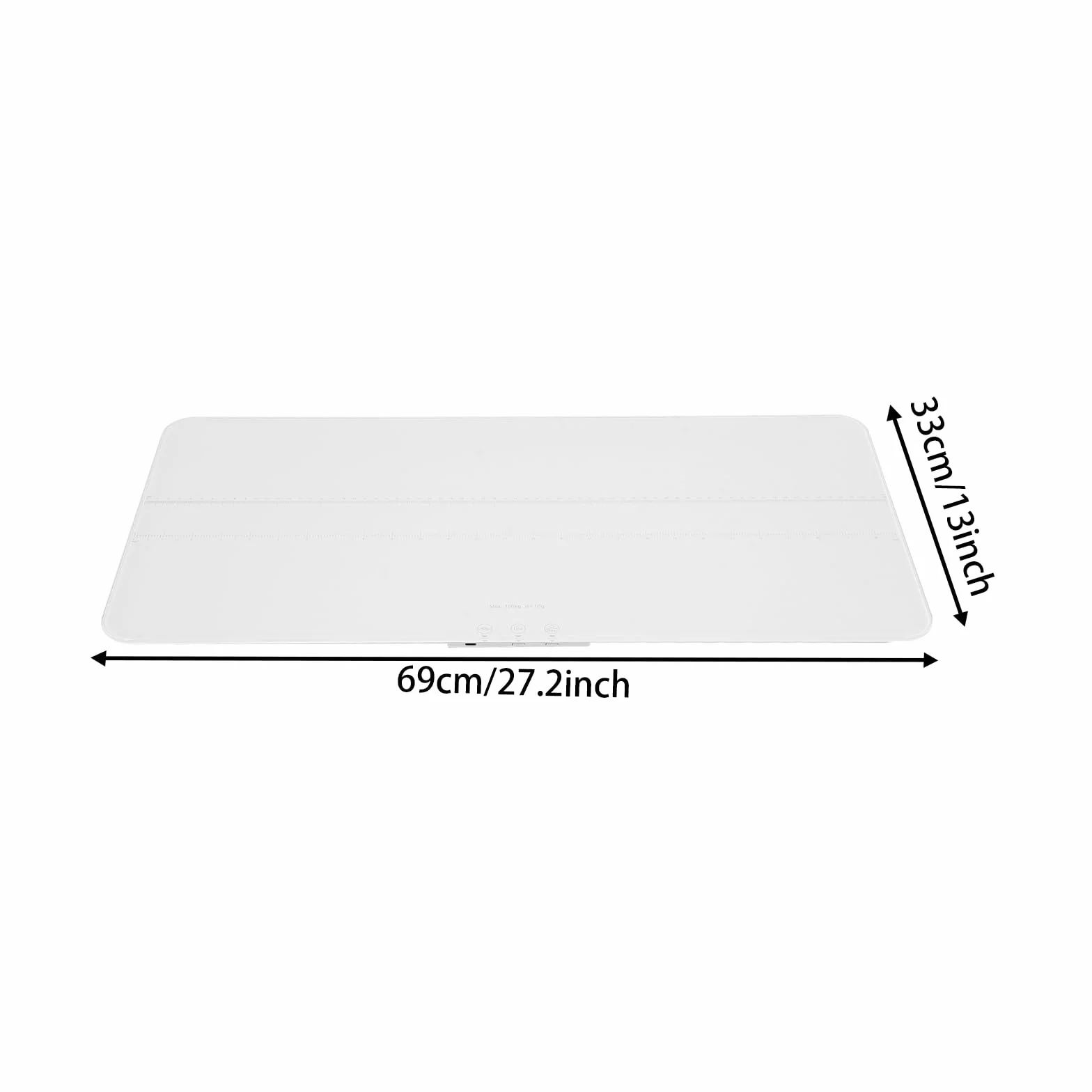 WooDerson Digitale Waage mit LED-Anzeige, 69 x 33 cm, Genauigkeit 10 g, für Post, Versand und Tiere