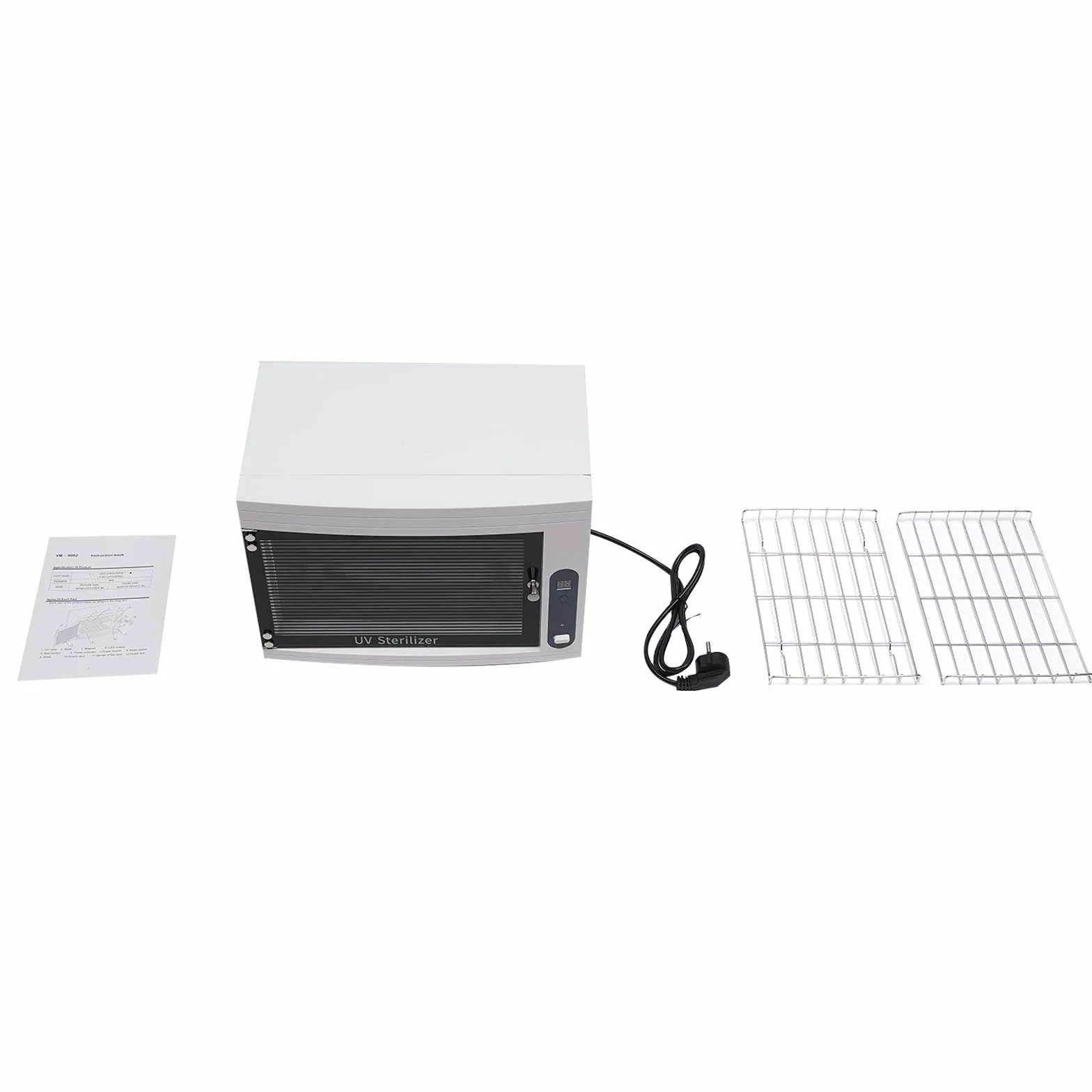 UV Desinfektionsschrank, 6w 220v UV Sterilisator, Sterilisationsgerät mit 3 Timer Modi für Kleidung Handtüchern Servietten Pinzetten