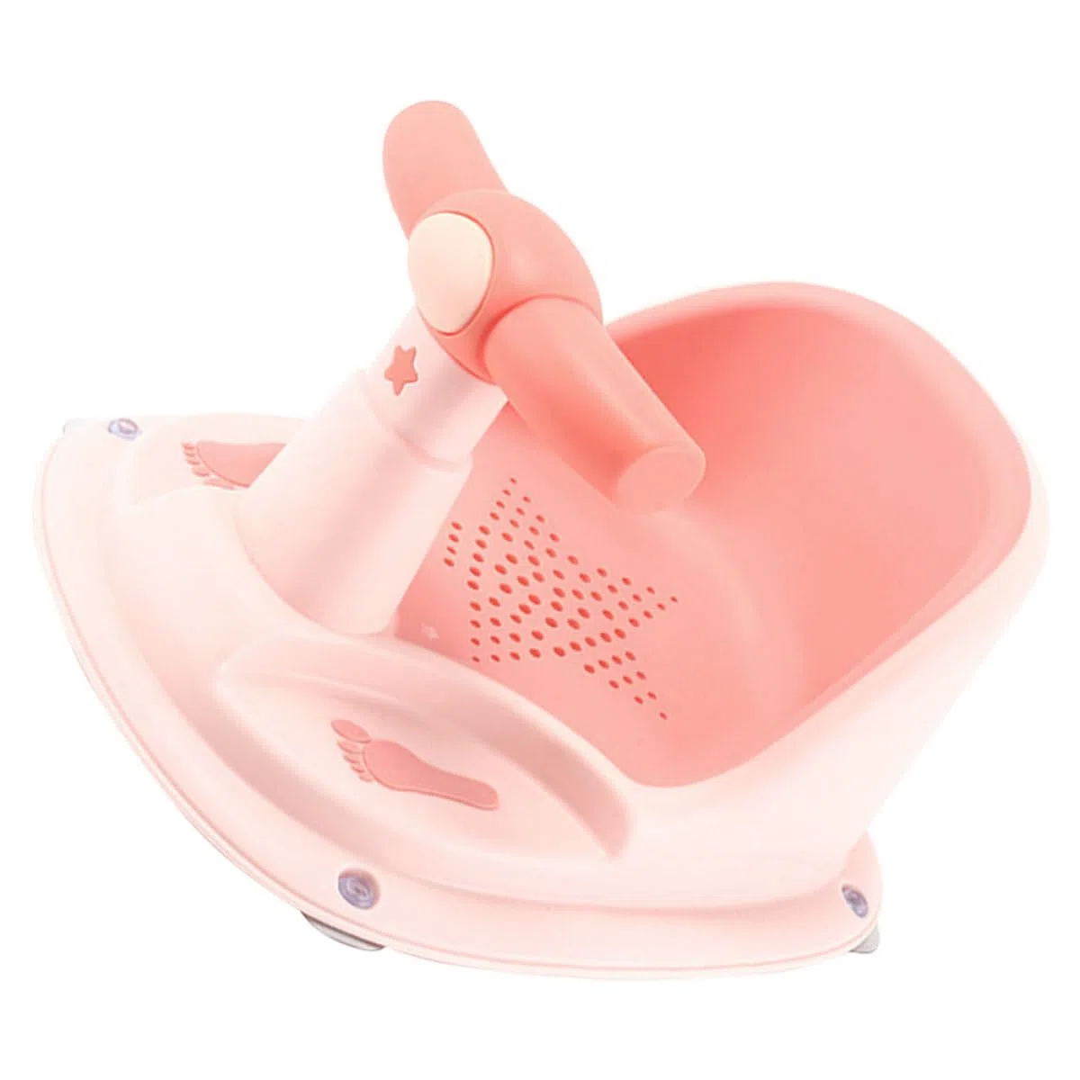 YARNOW Babybadewannensitz und Praktischem Stauraum aus Pp und Tpe mit Rutschfestem Design Ergonomischer für Neugeborene und Kleinkinder im Haushalt