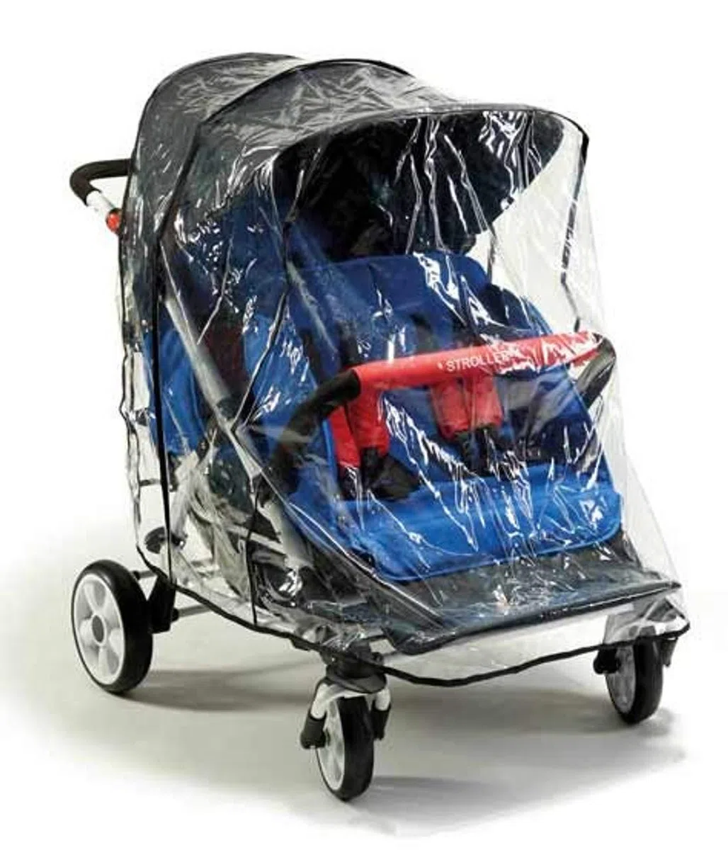 Regenschutz für Buggy 4 Kids ST 4 von Winther / Schutzfolie für Buggy 4-Sitzer