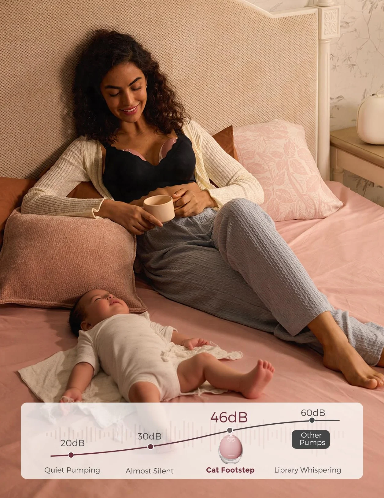 Momcozy Freihändige Milchpumpe Elektrisch & App