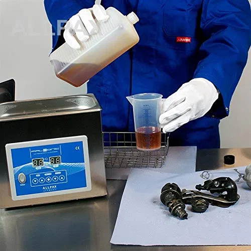 Allpax PALSSONIC Ultraschallreiniger 3 Liter - schallgedämmter Hochleistungsreiniger mit integrierter Heizung - Edelstahl-Gehäuse