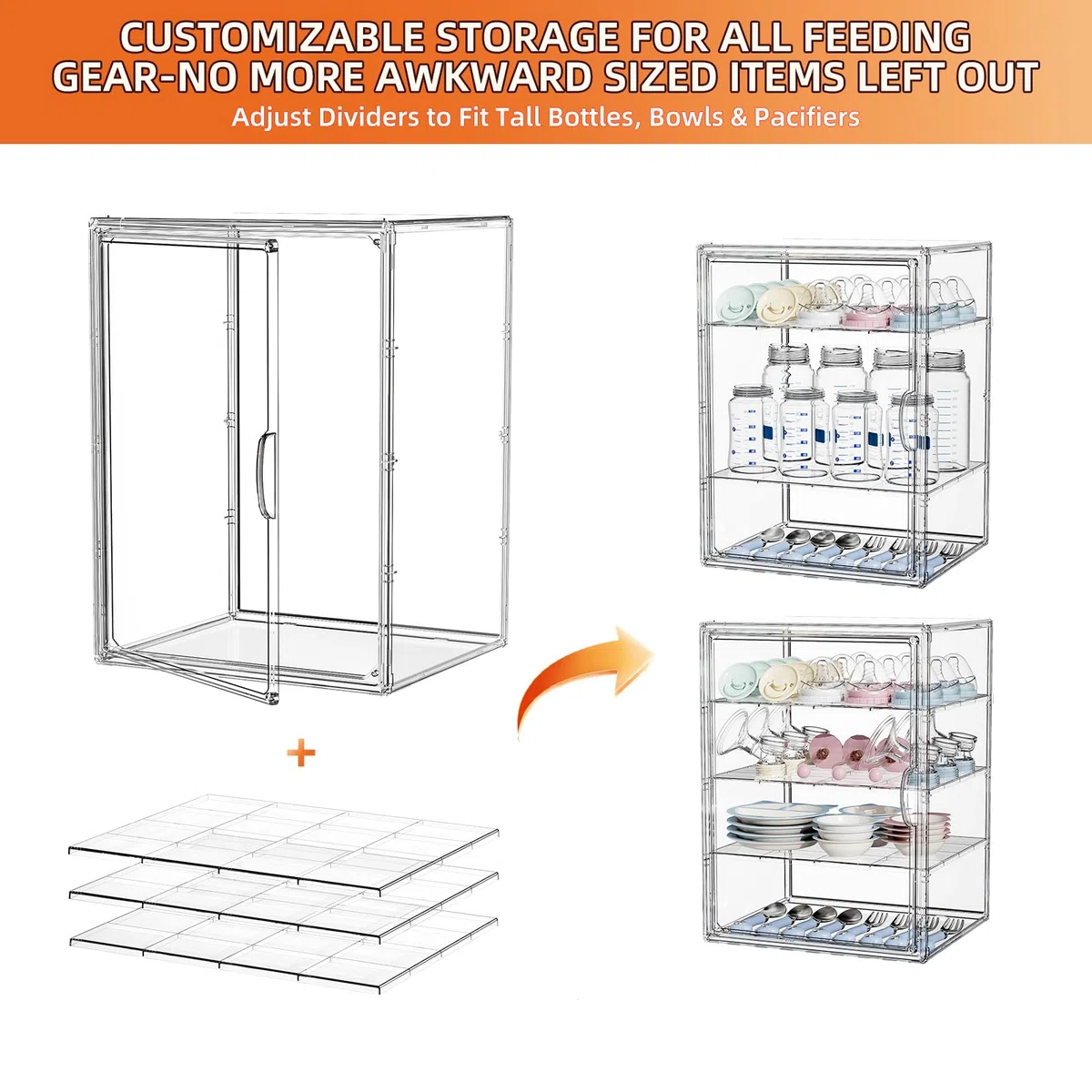 Babyflaschen-Organizer (XXX-Large)