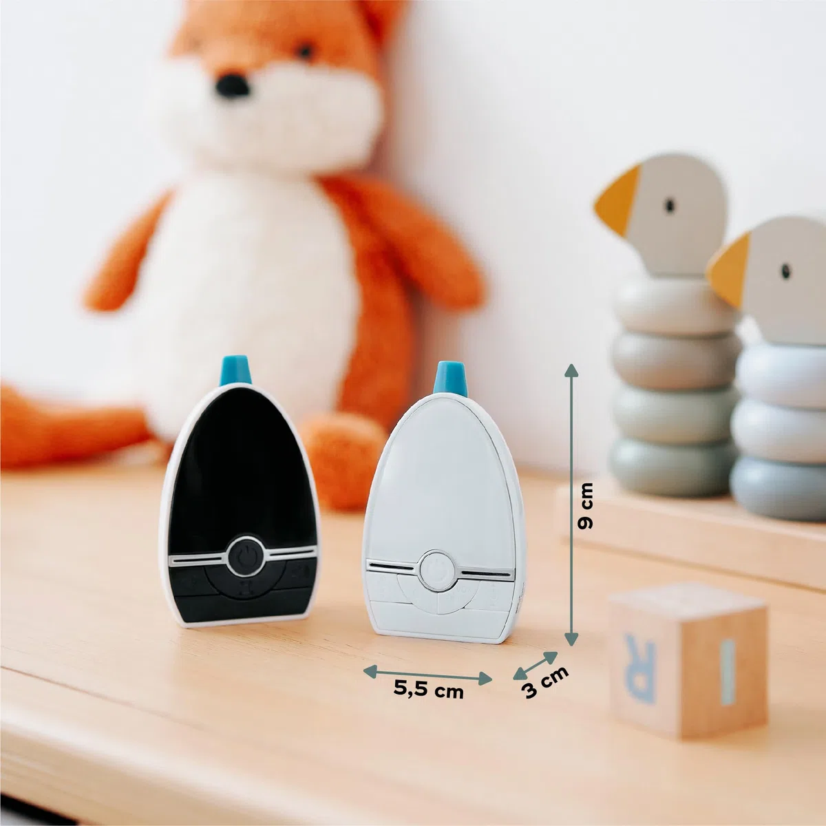 Babymoov Babyphone Expert Care - Digital Green Technology, niedrige Strahlung, 1000m Reichweite